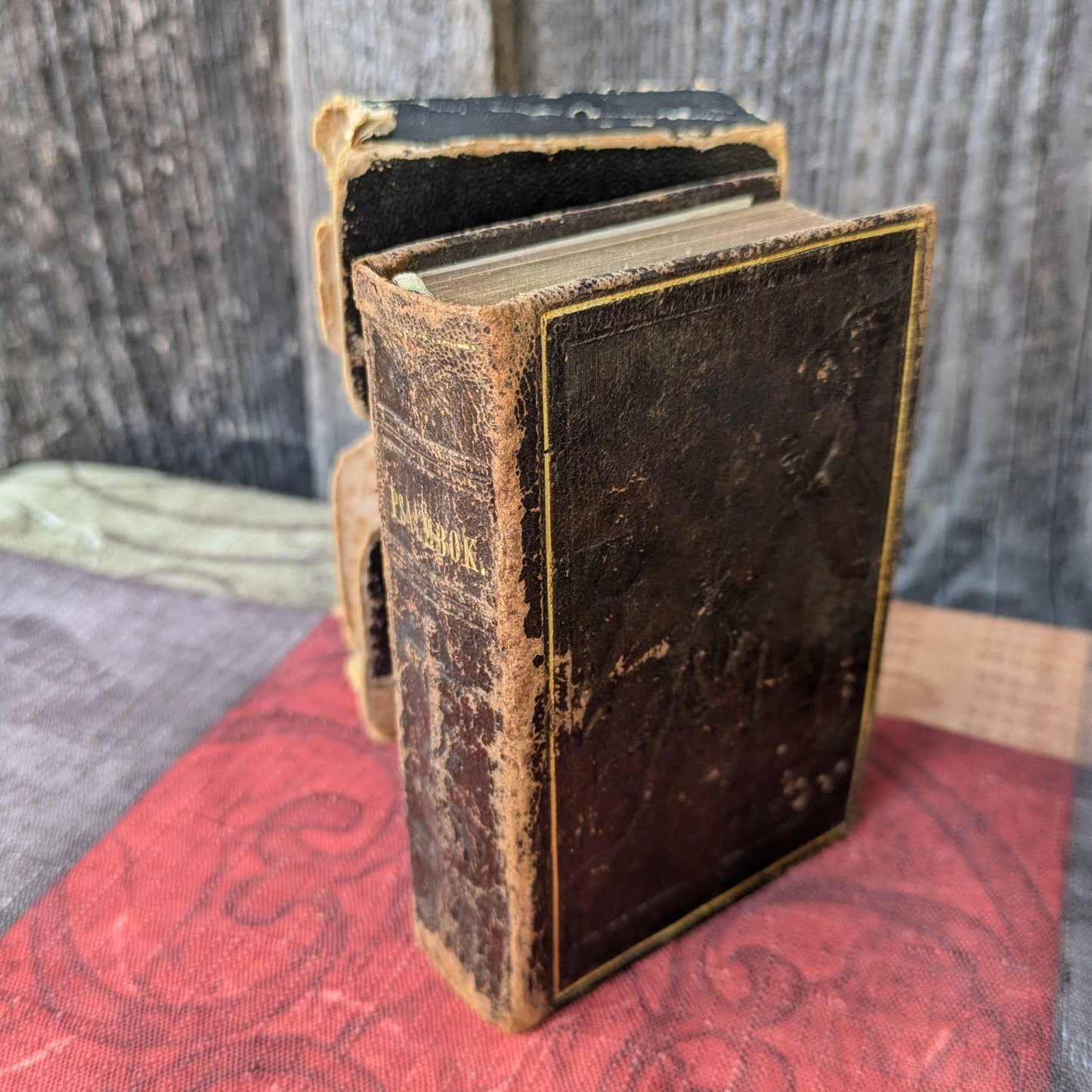 Antique 1863 Swedish Psalm book, Svenska Psalm-boken af Konungen Gillad och Stadfästad