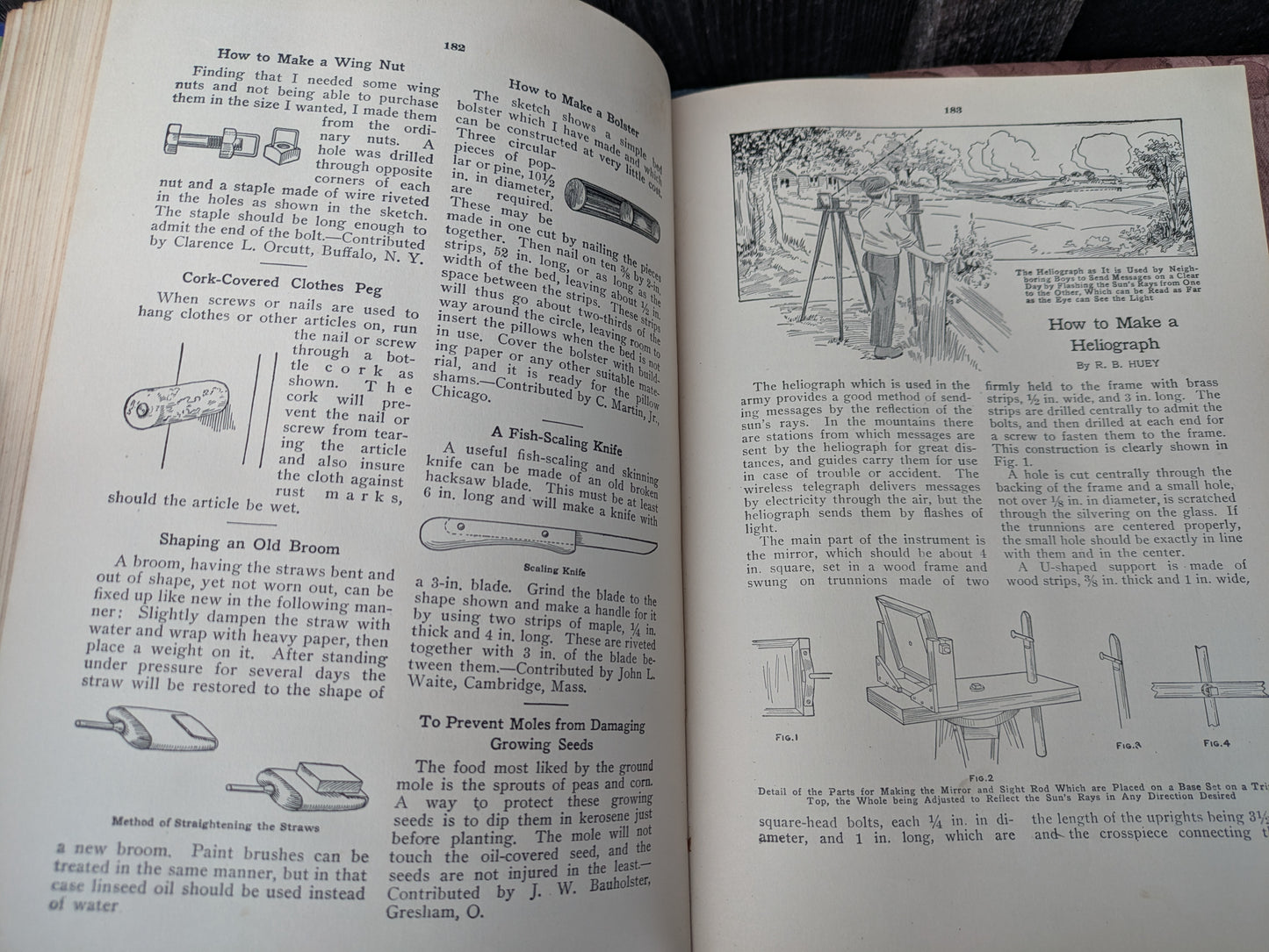 The Boy Mechanic, Volumes 2 & 4, by Popular Mechanics from 1915