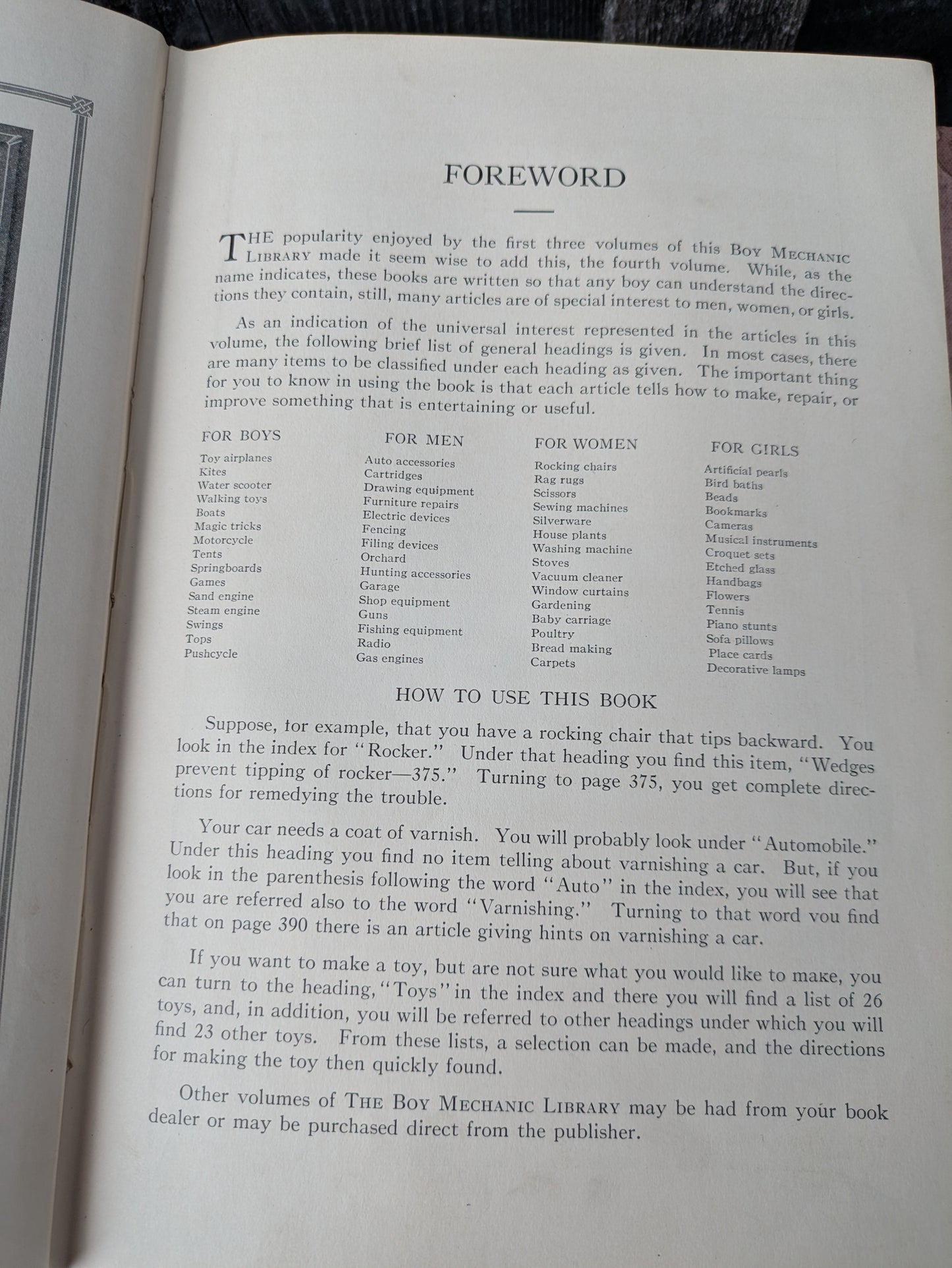 The Boy Mechanic, Volumes 2 & 4, by Popular Mechanics from 1915