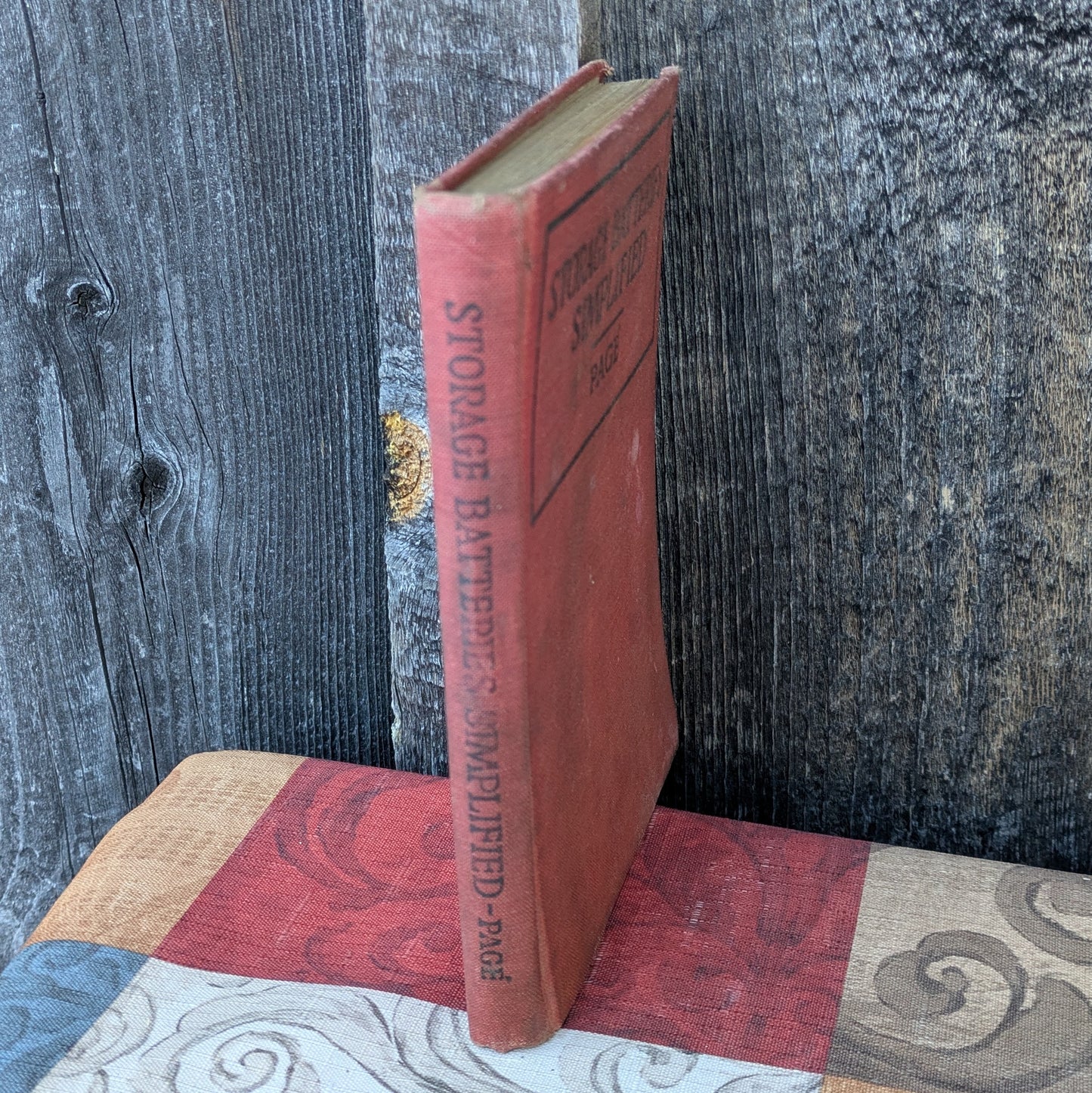 1921 First Edition Storage Batteries Simplified by Victor Pagé