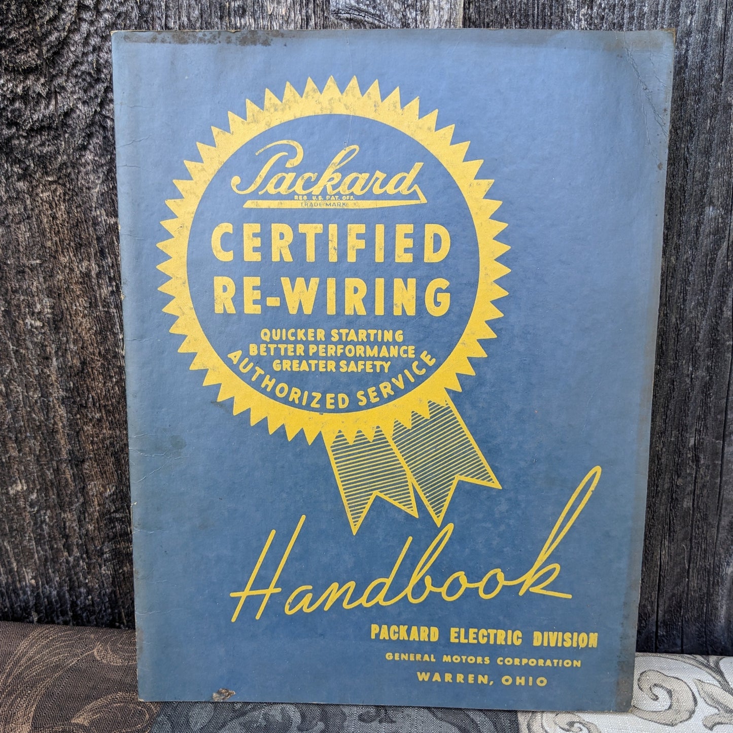 Vintage Packard Certified Re-Wiring Handbook 1942