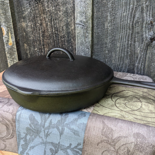 BSR Red Mountain #8 Cast Iron Skillet with Lid