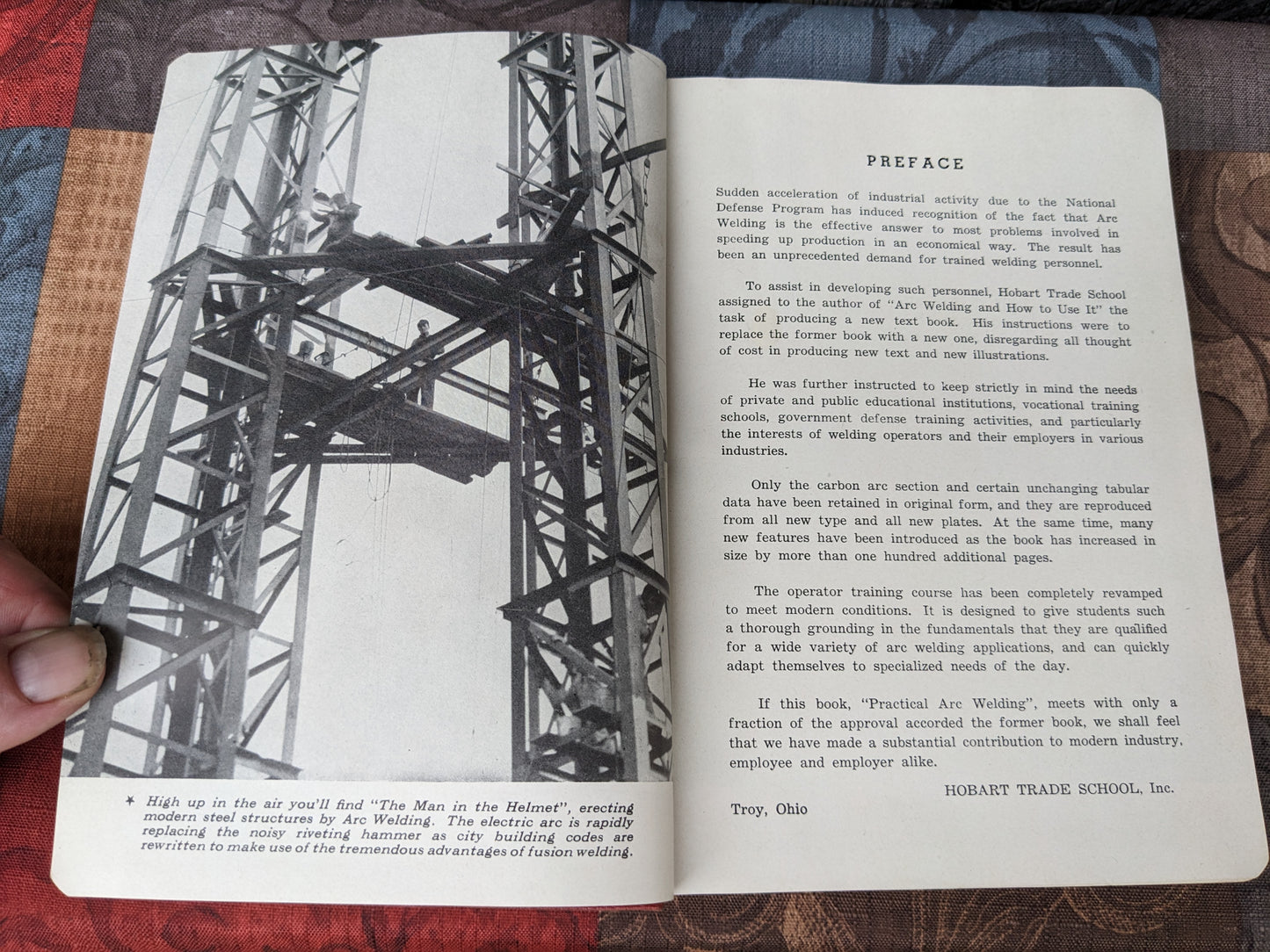 Practical Arc Welding, A Text Book by Hobart Trade School, 1942