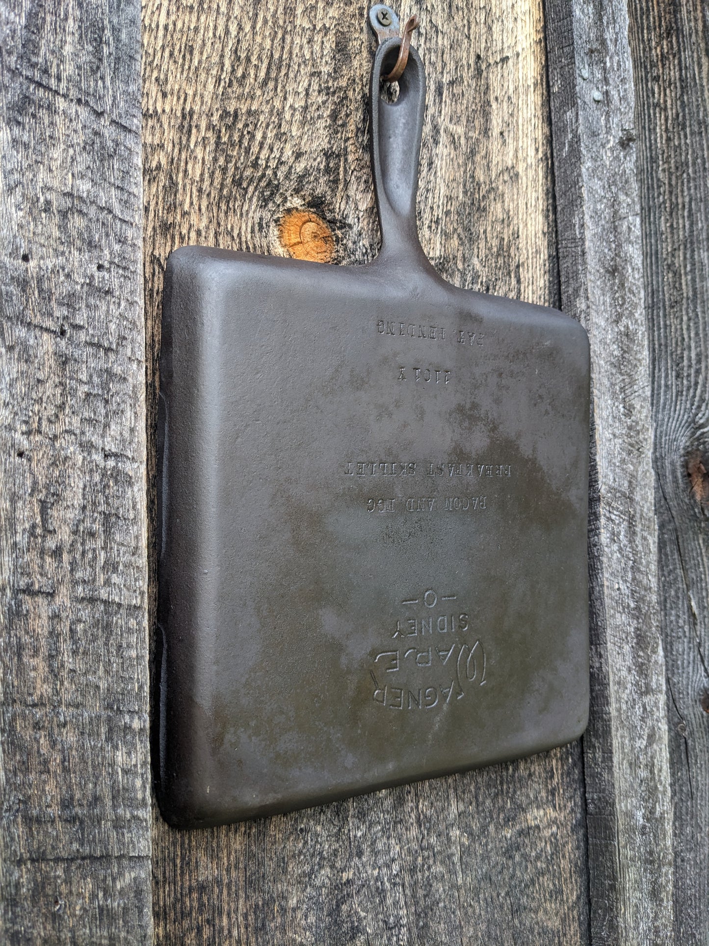 Vintage Wagner Ware Bacon and Egg Breakfast Skillet