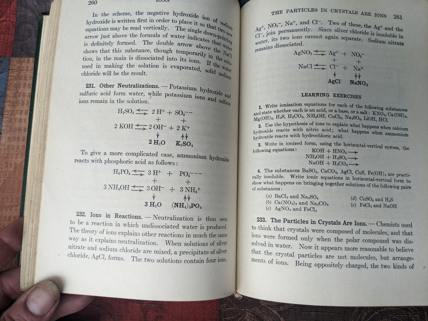 Vintage Copy First Principles of Chemistry, 1937 edition, illustrated