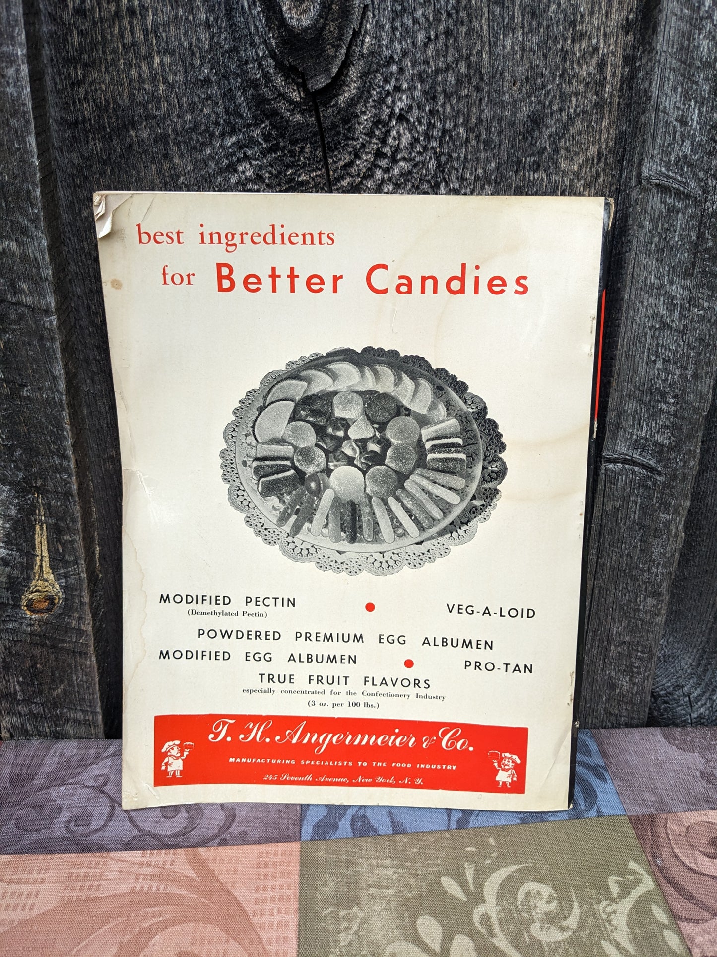 Vintage 1952-1953 Candy Industry Catalog and Formula Book