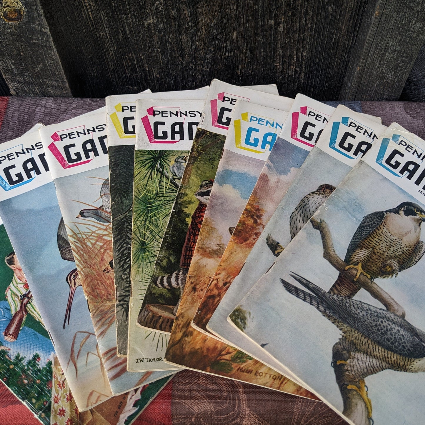 Set of 10 Vintage 1959 Game News Magazines