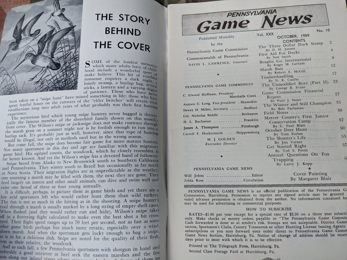 Set of 10 Vintage 1959 Game News Magazines