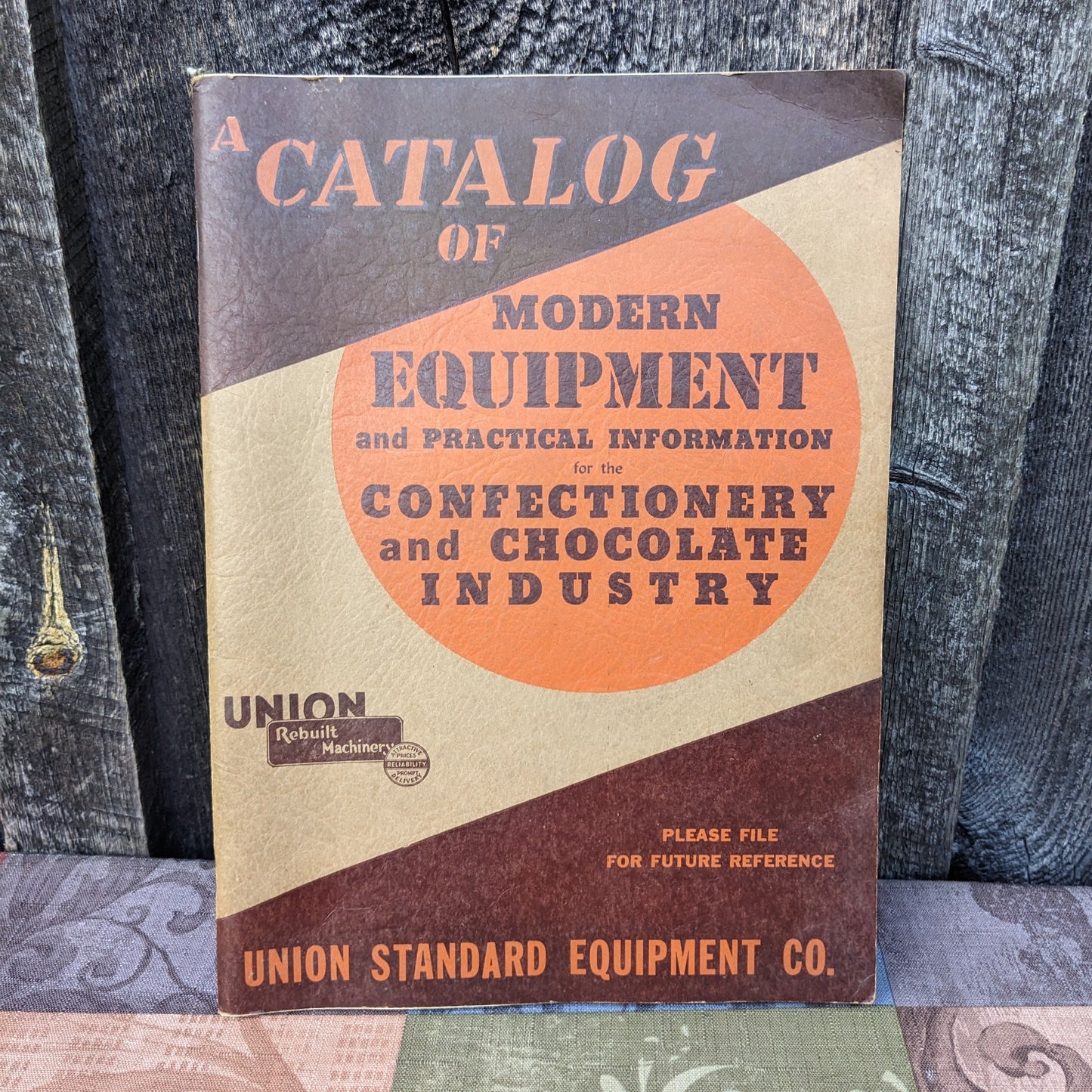 Vintage 1940 Union Standard Equipment Catalog for the Confectionery and Chocolate Industry