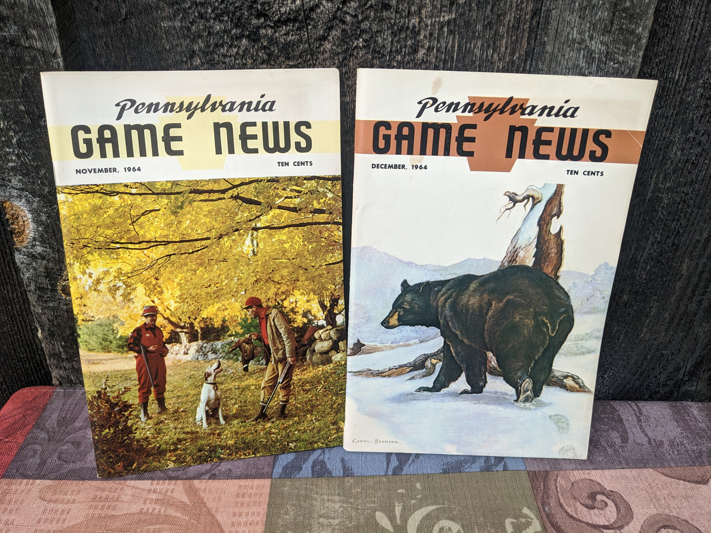 Set of 11 Vintage 1964 Pennsylvania Game News Magazines