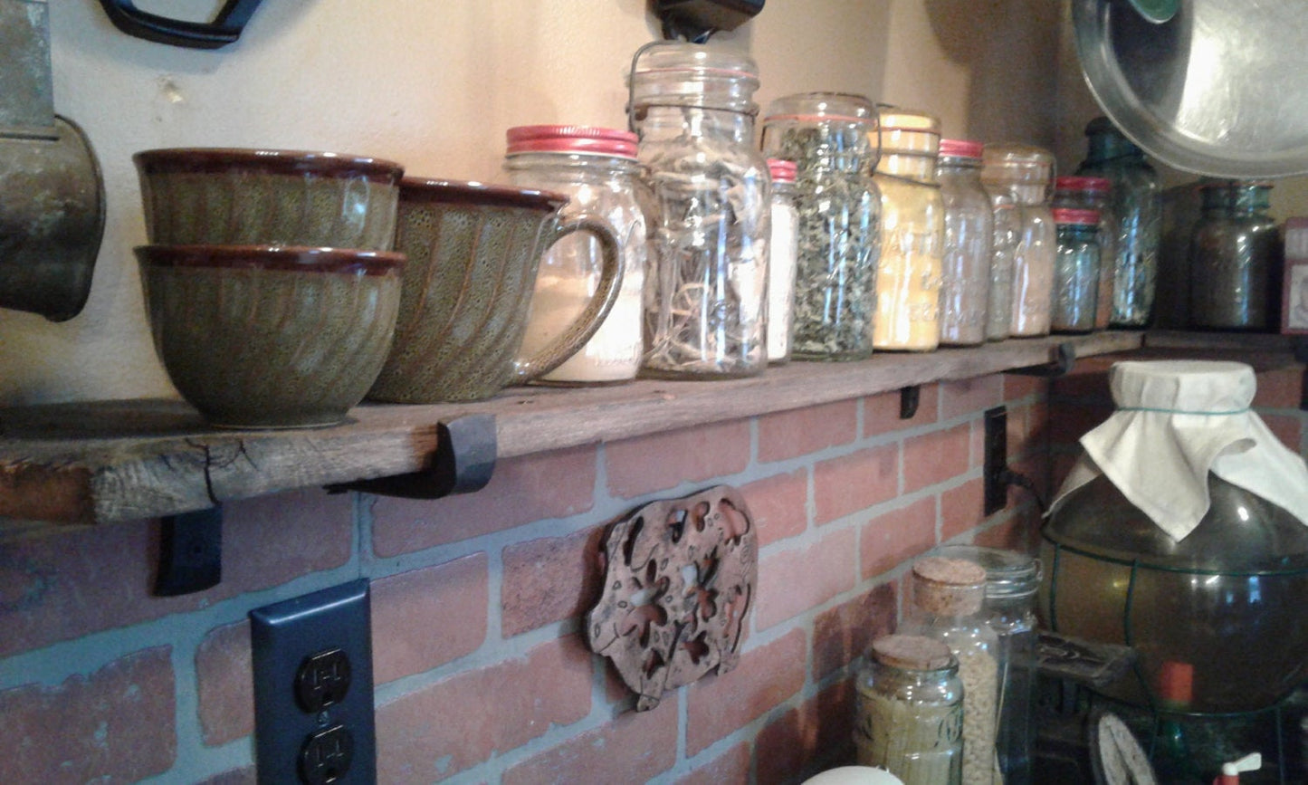 Set of 2 Custom Shelf Brackets- 14"