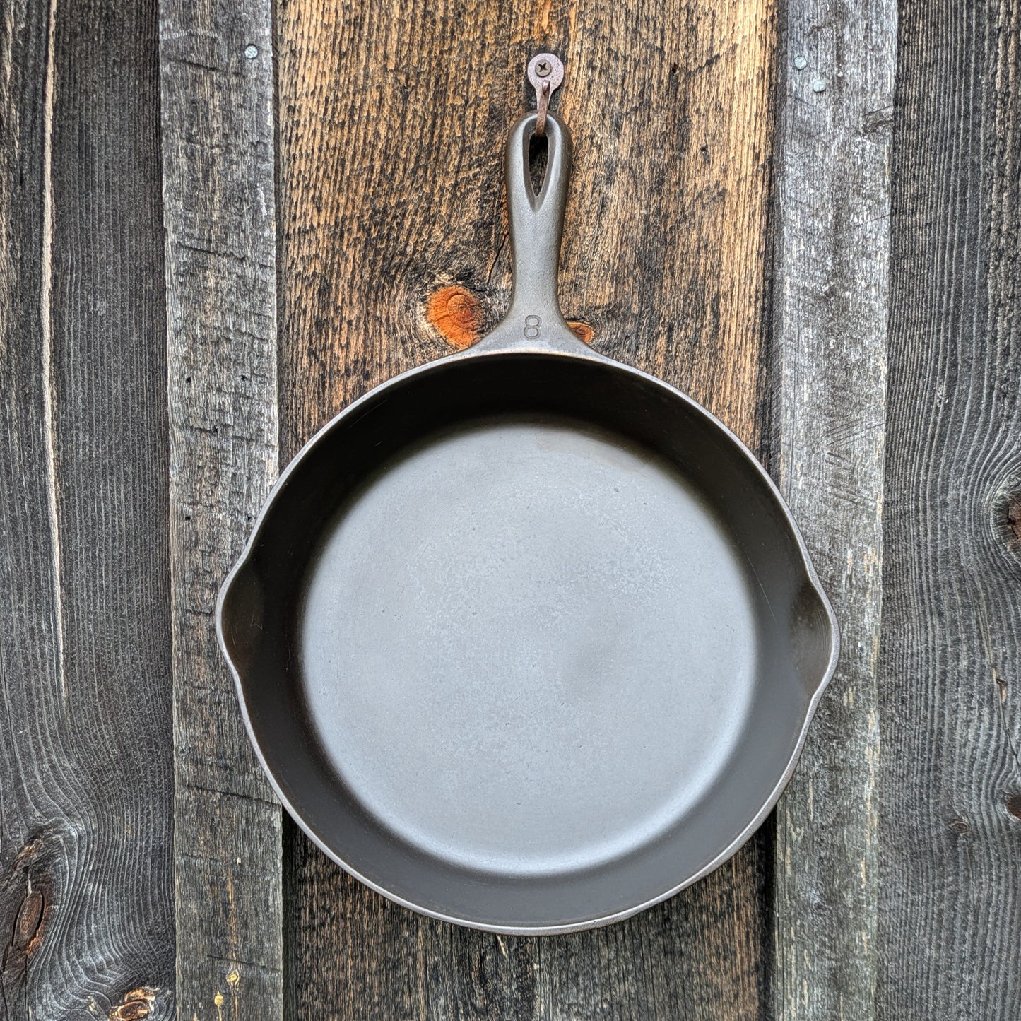 Vintage Wagner Ware Sidney O #8 Cast Iron Skillet 1058 T