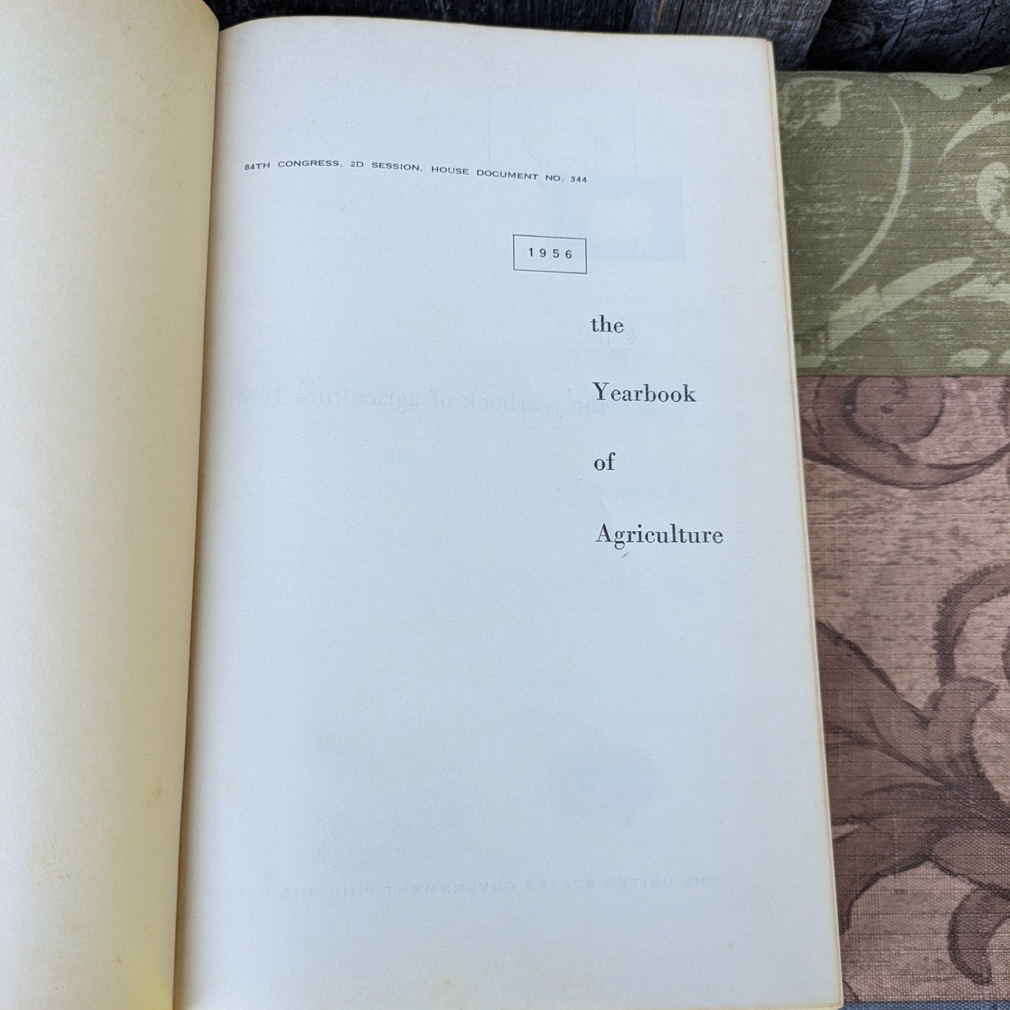 Vintage USDA Yearbook of Agriculture 1956 Animal Diseases
