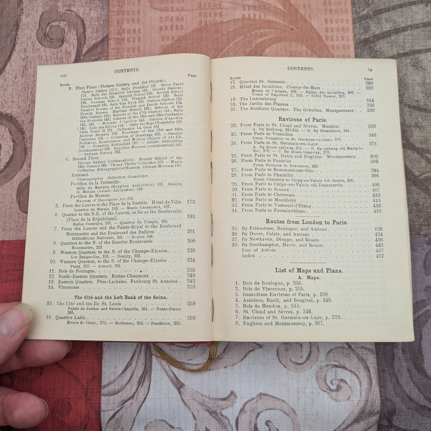 Baedeker's Paris and Environs, Handbook for Travellers by Karl Baedeker