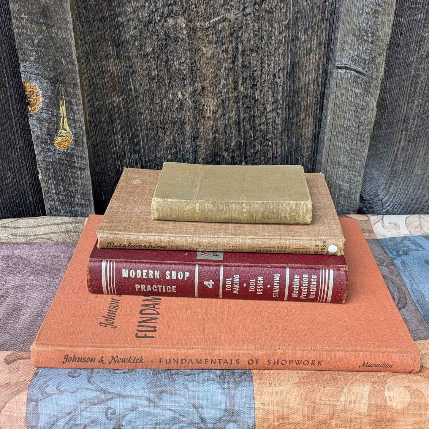 Set of 4 Vintage Work Shop and Metal Working Manuals