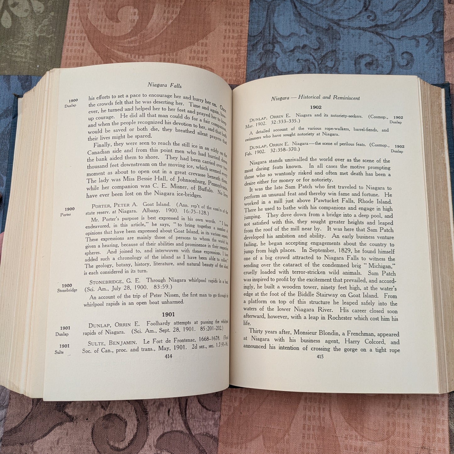 1921 Anthology and Bibliography of Niagara Falls, 2 Volume Set by Charles Mason Dow