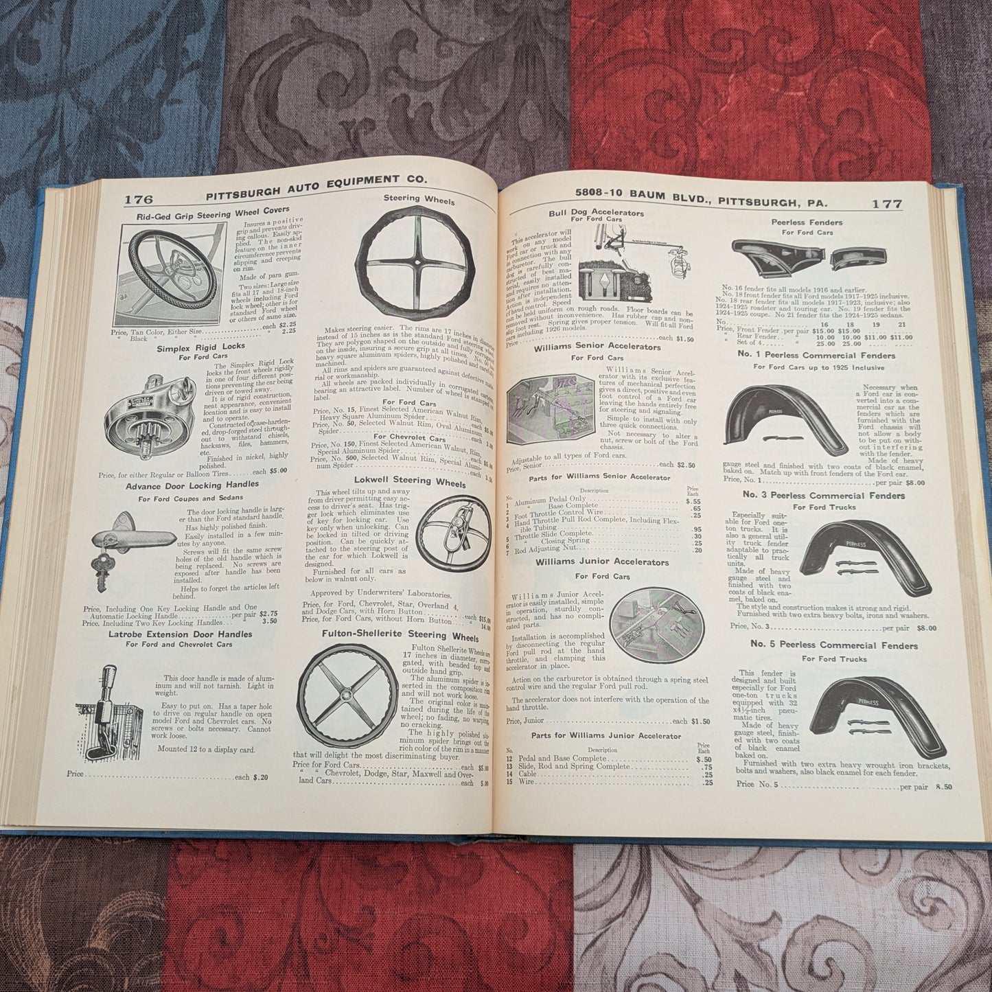 Antique 1926 Pittsburgh Auto Equipment Company Catalog #10, Wholesale Catalog of Equipment and Replacement Parts