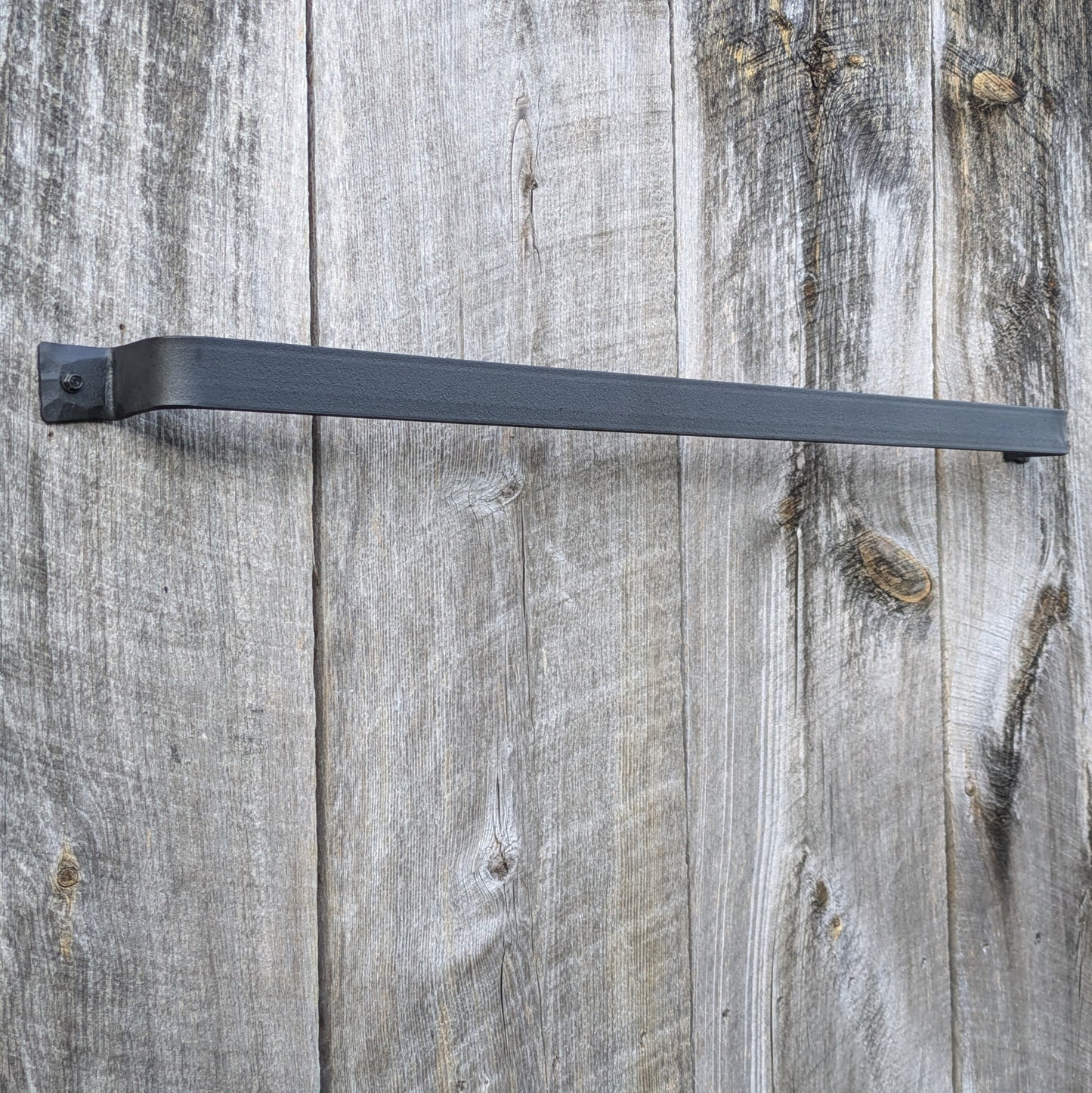 Hand Forged Smooth Finish Wall Mounted Pot Rack-36" Length