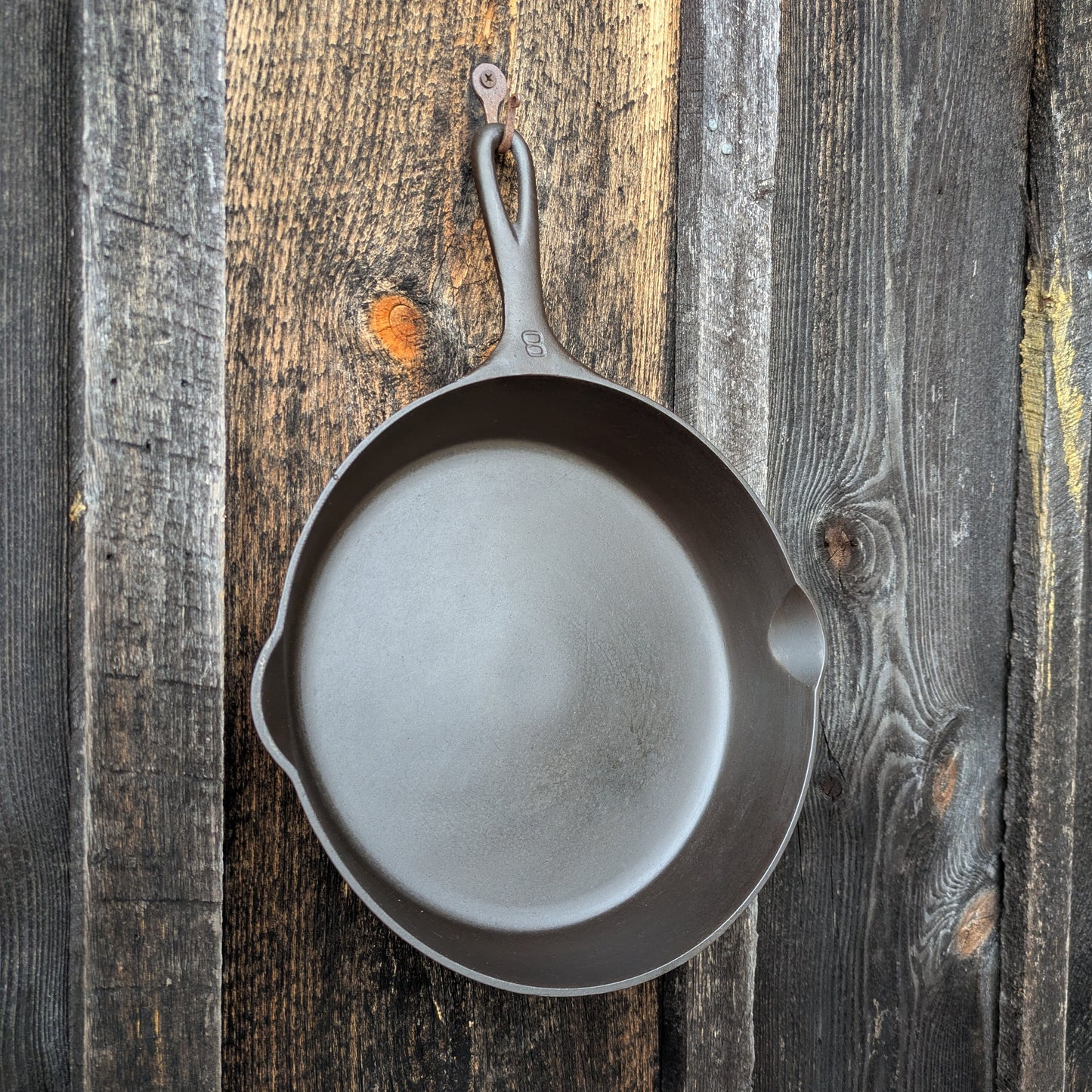 Antique Griswold #8 Slant Erie Cast Iron Skillet 704 J