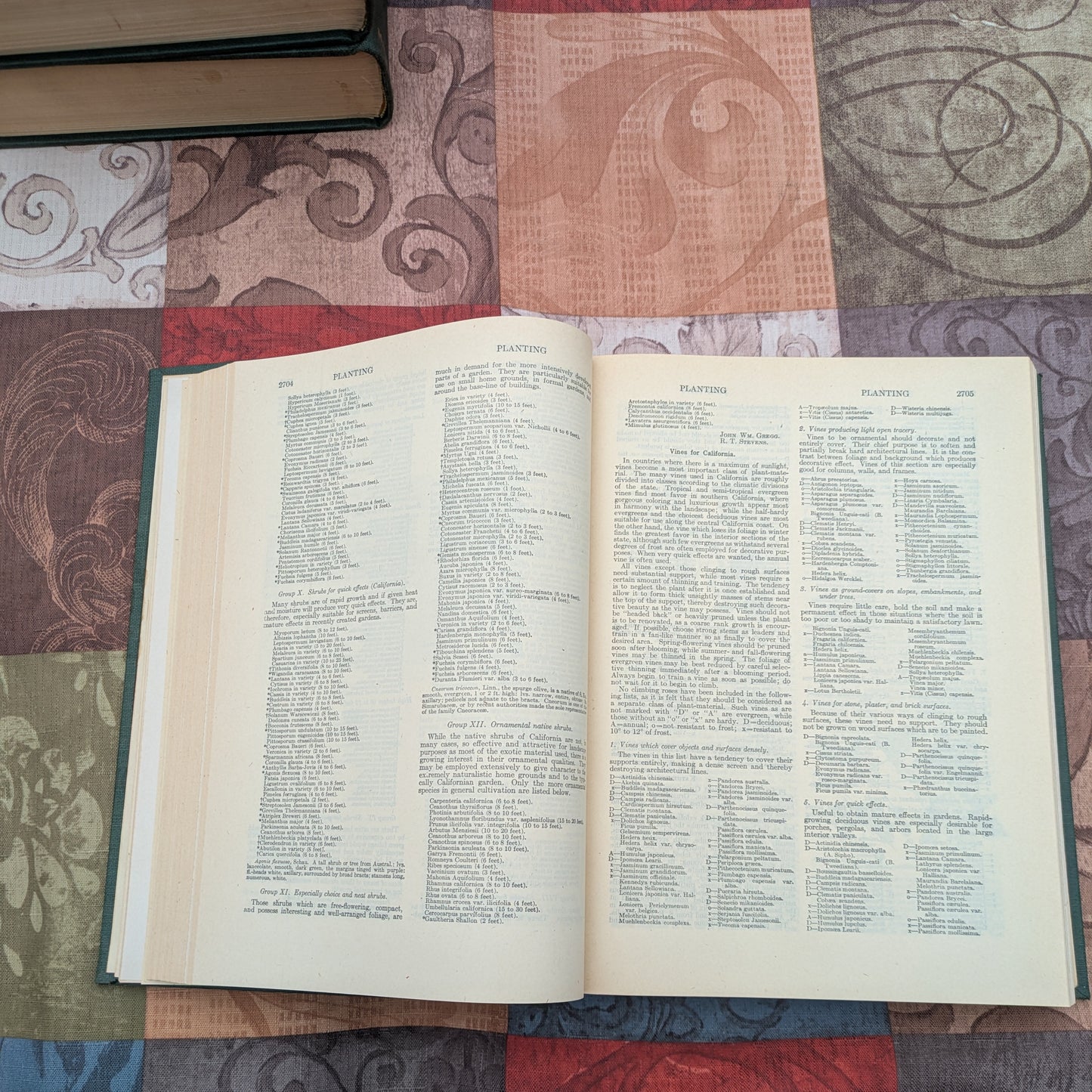 The Standard Cyclopedia of Horticulture by L.H. Bailey, 1947 edition in 3 Volumes