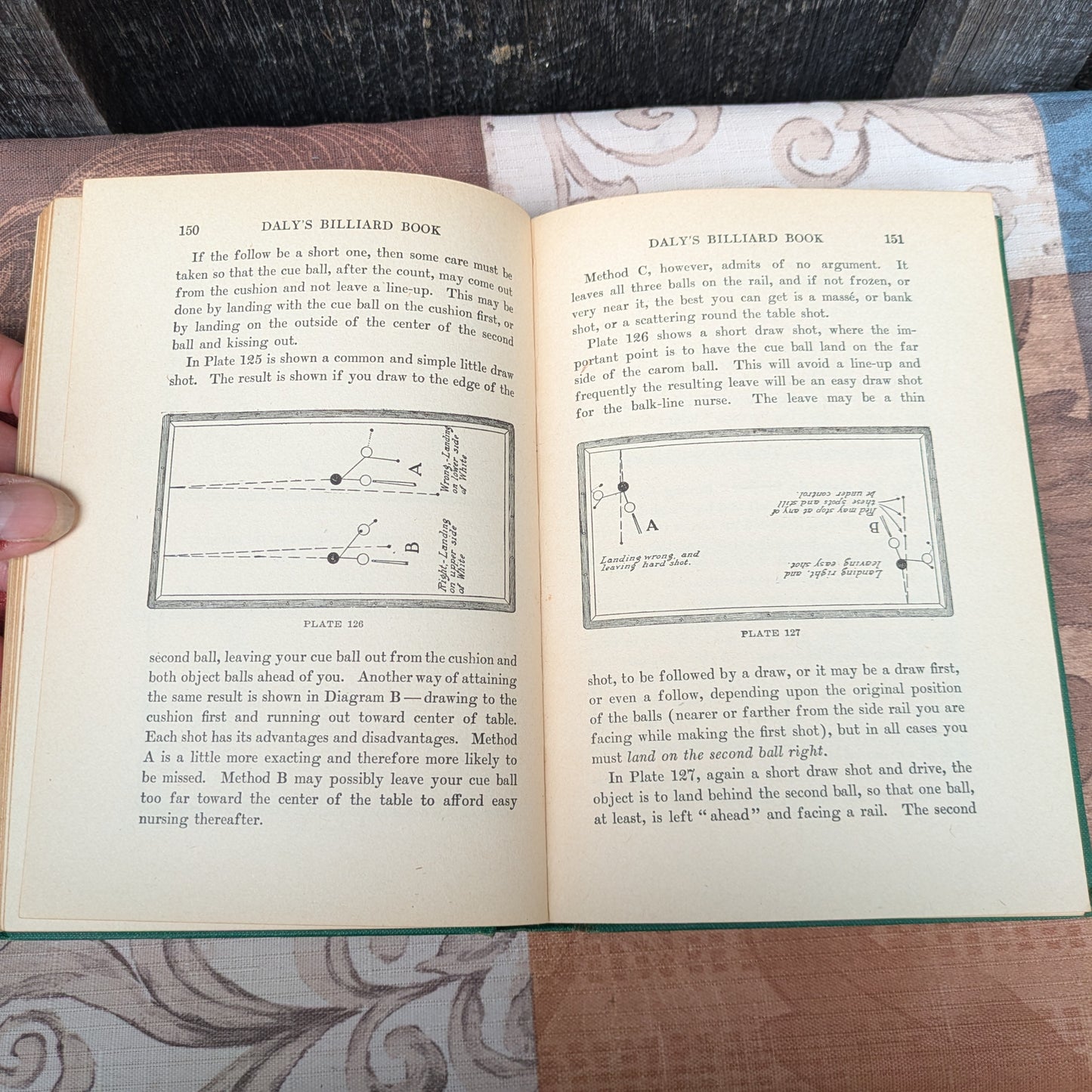 1920 Edition of Daly's Billiard Book by Maurice Daly