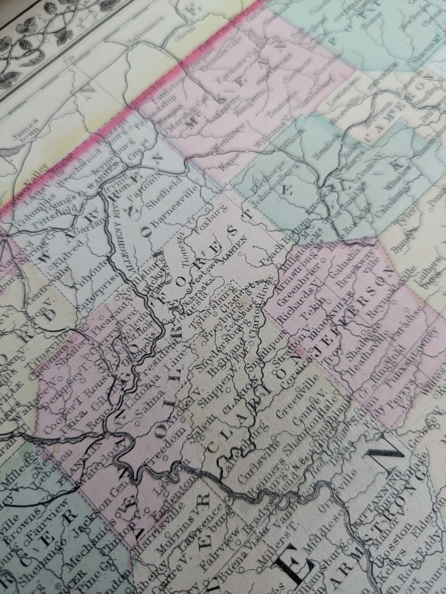 Mitchell's 1868 New General Atlas. Antique Maps and Statistics