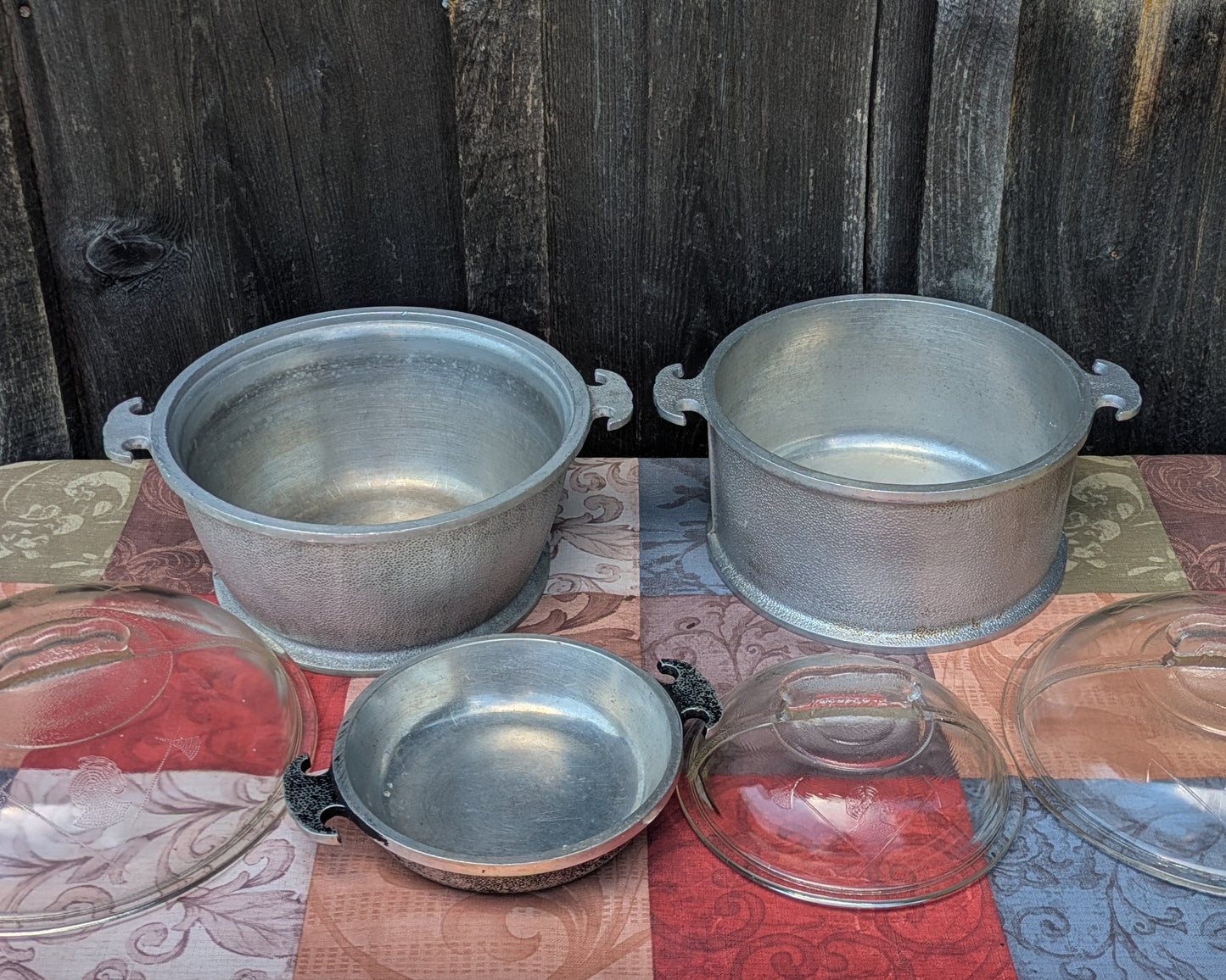 8 Piece Set Guardian Service Cast Aluminum Cookware