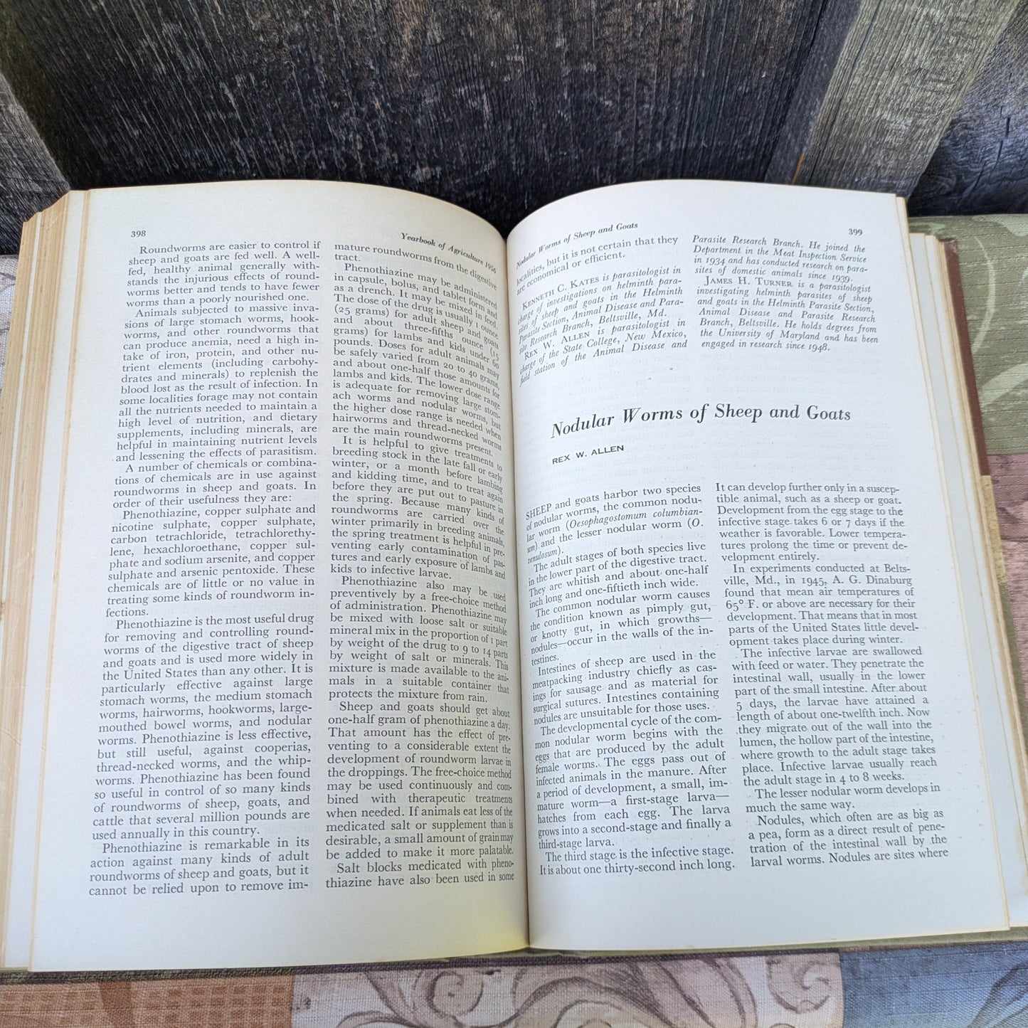 Vintage USDA Yearbook of Agriculture 1956 Animal Diseases