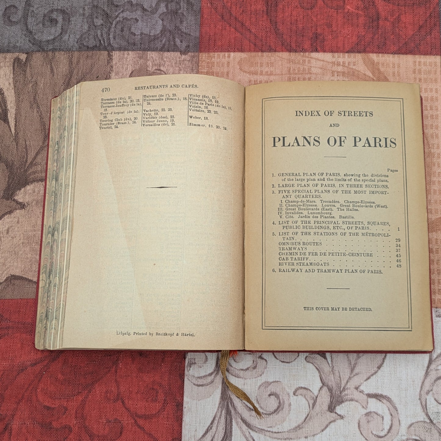 Baedeker's Paris and Environs, Handbook for Travellers by Karl Baedeker