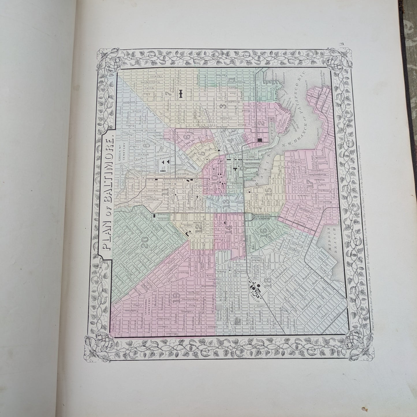 Mitchell's 1868 New General Atlas. Antique Maps and Statistics