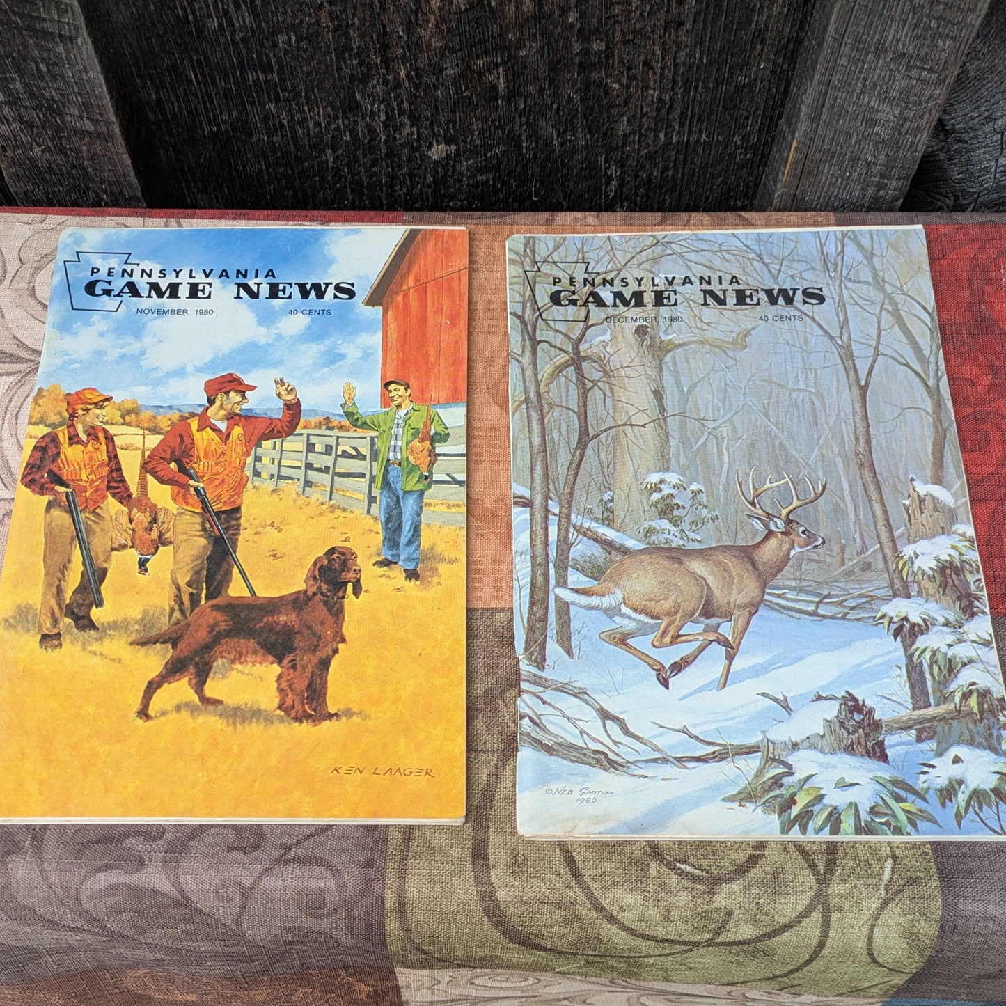 Set of 11 Vintage 1980 Pennsylvania Game News Magazines