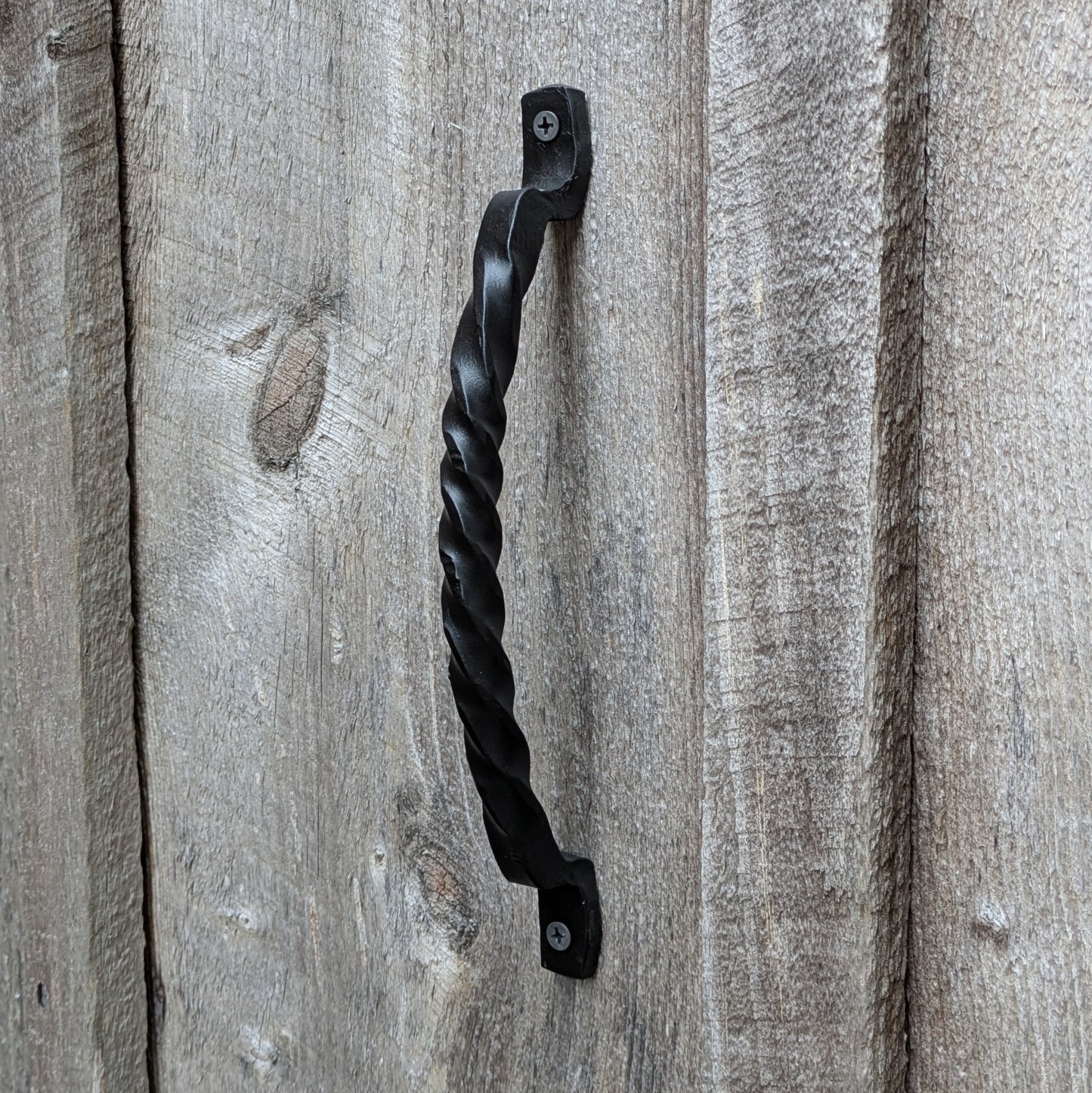 Curved Twisted Hand Forged Handles