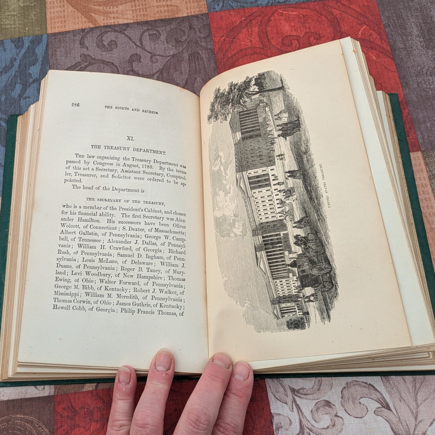 Sights and Secrets of the National Capital, 1869 First Edition by John Ellis. Fascinating Washington D.C. History!
