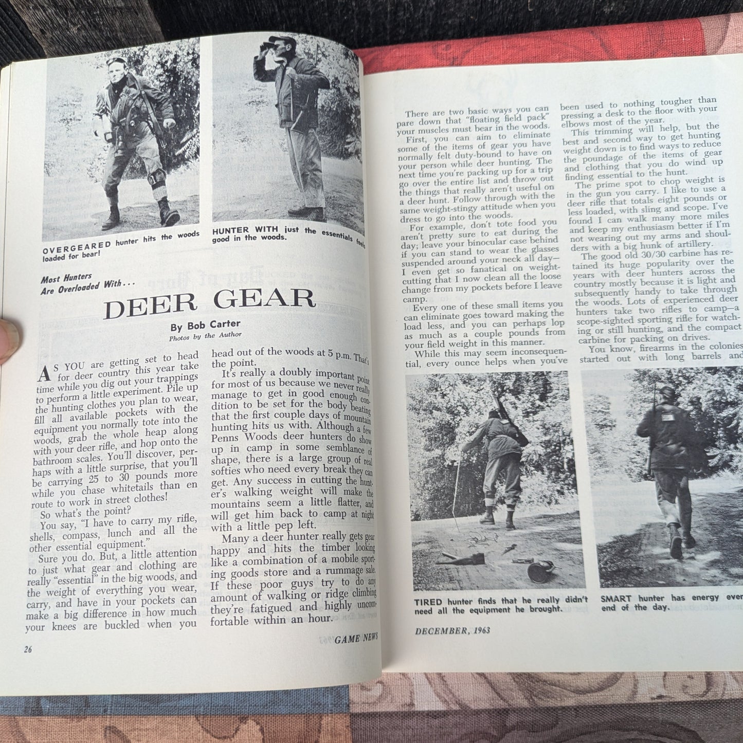 Vintage 1962 and 1963 Pennsylvania Game News Magazines, Set of 13