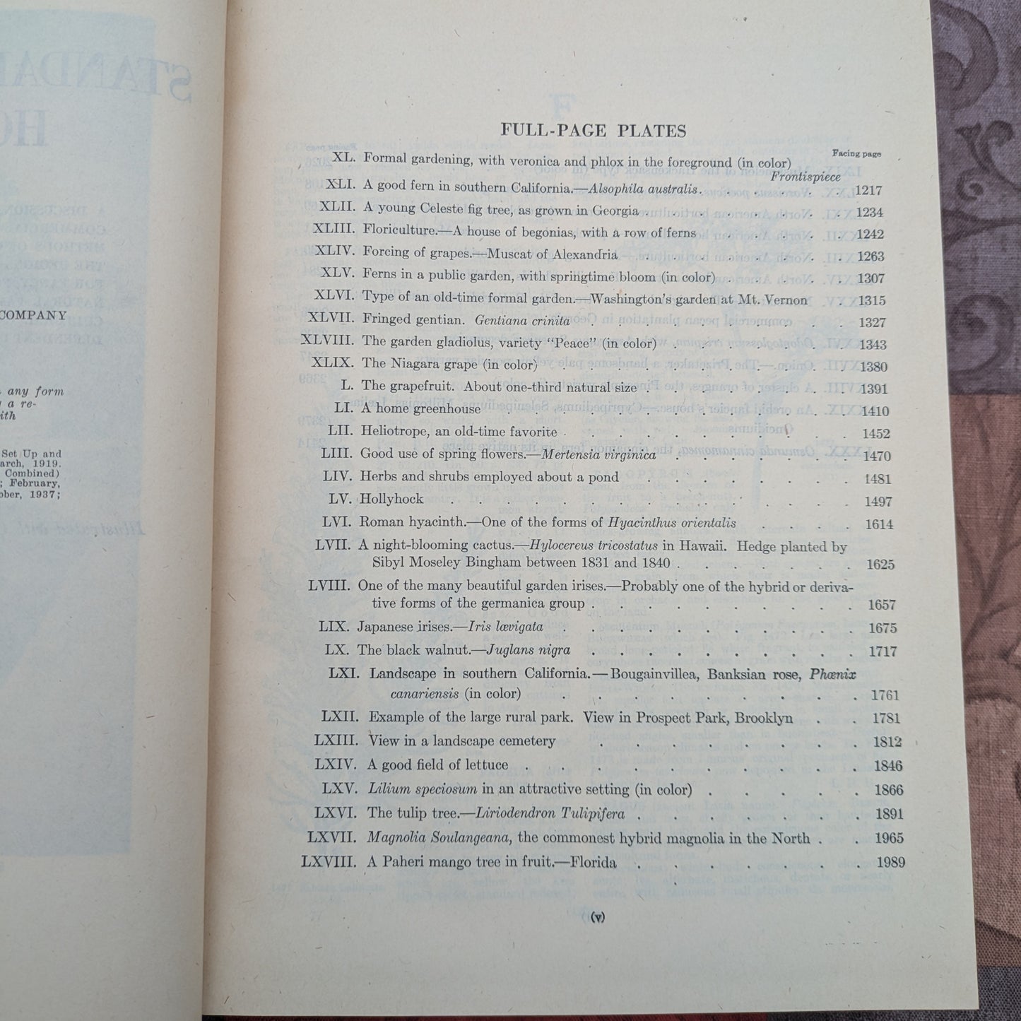 The Standard Cyclopedia of Horticulture by L.H. Bailey, 1947 edition in 3 Volumes