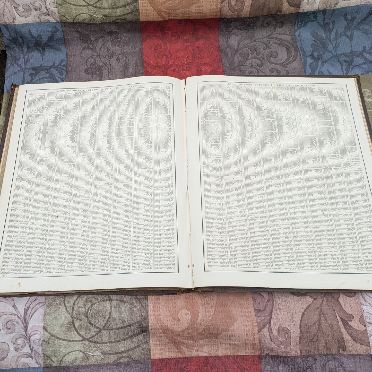 Mitchell's 1868 New General Atlas. Antique Maps and Statistics