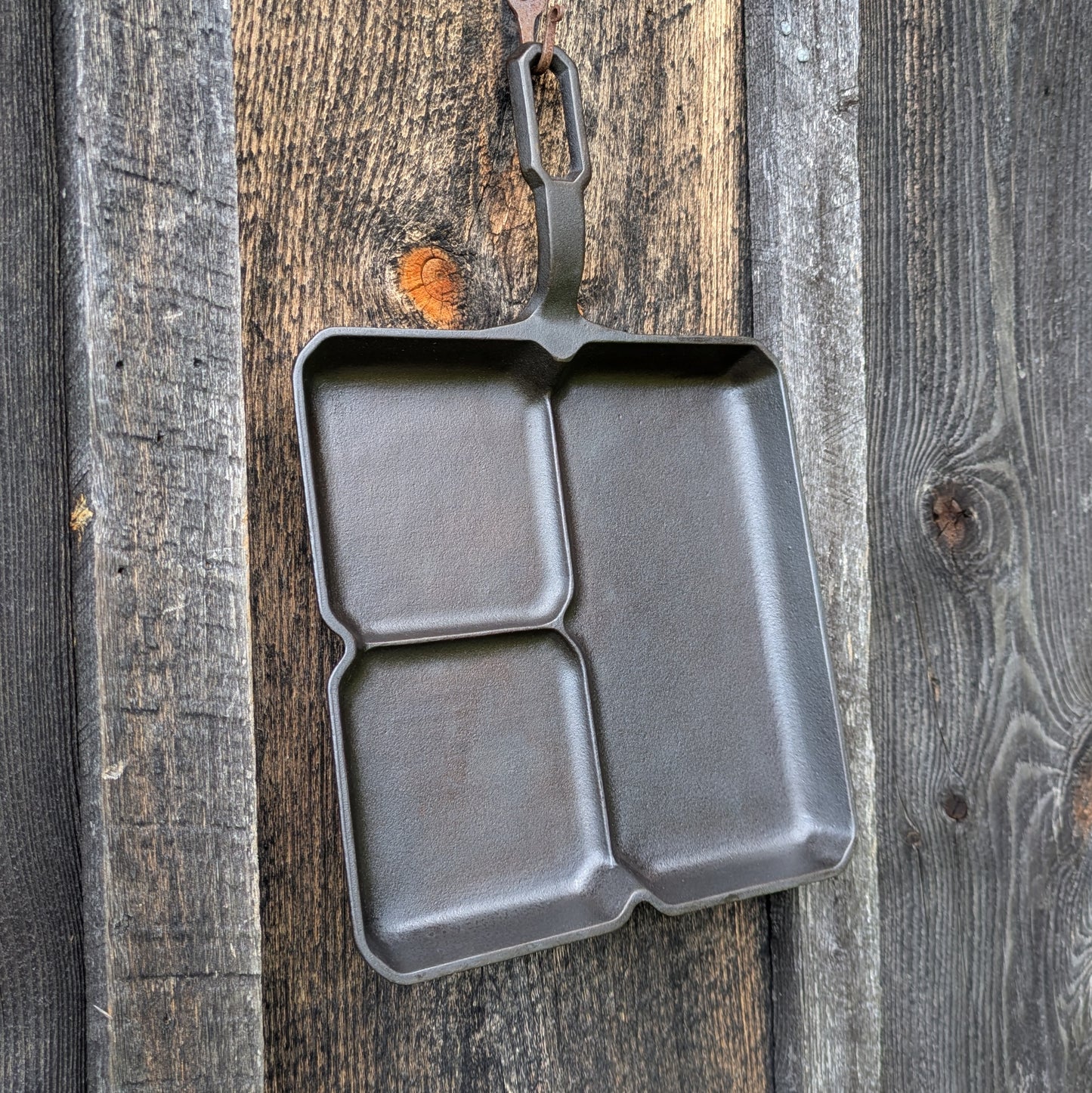 Griswold Cast Iron Square Colonial Breakfast Skillet 666