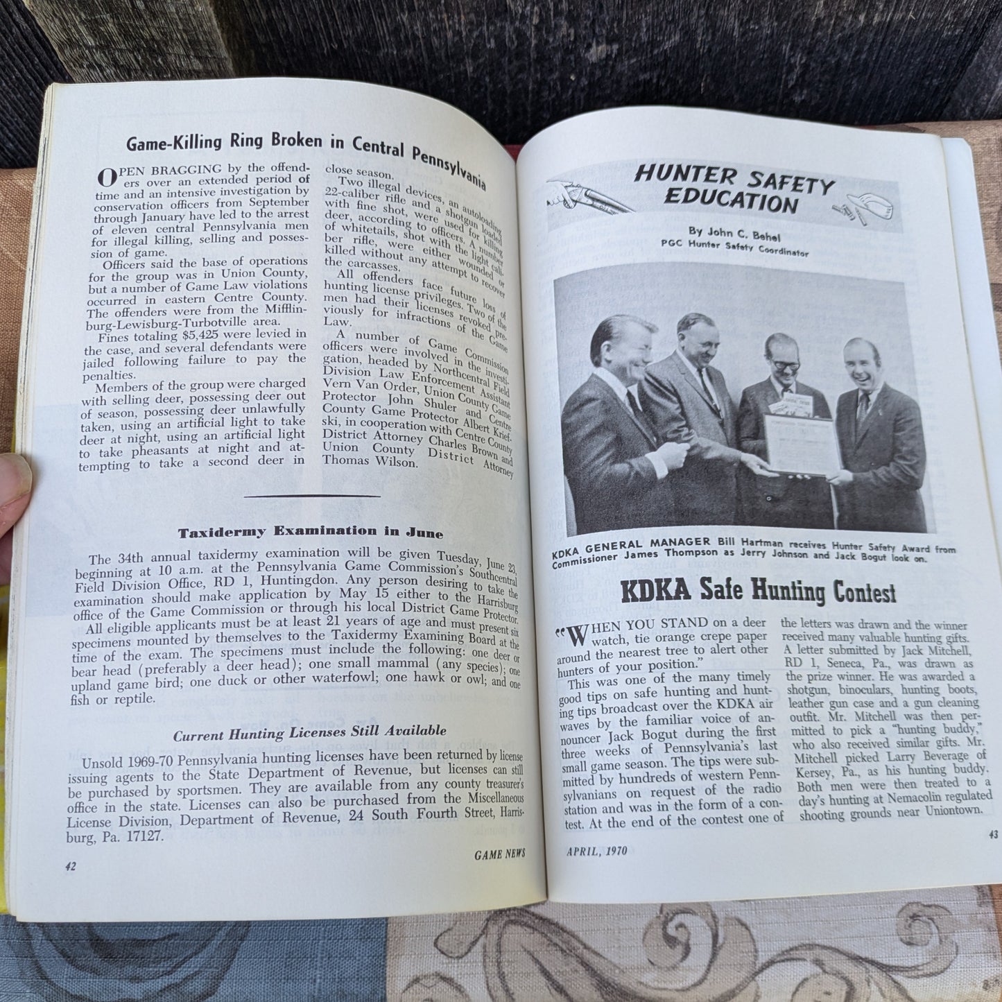 Set of 9 Vintage 1970 Game News Magazines