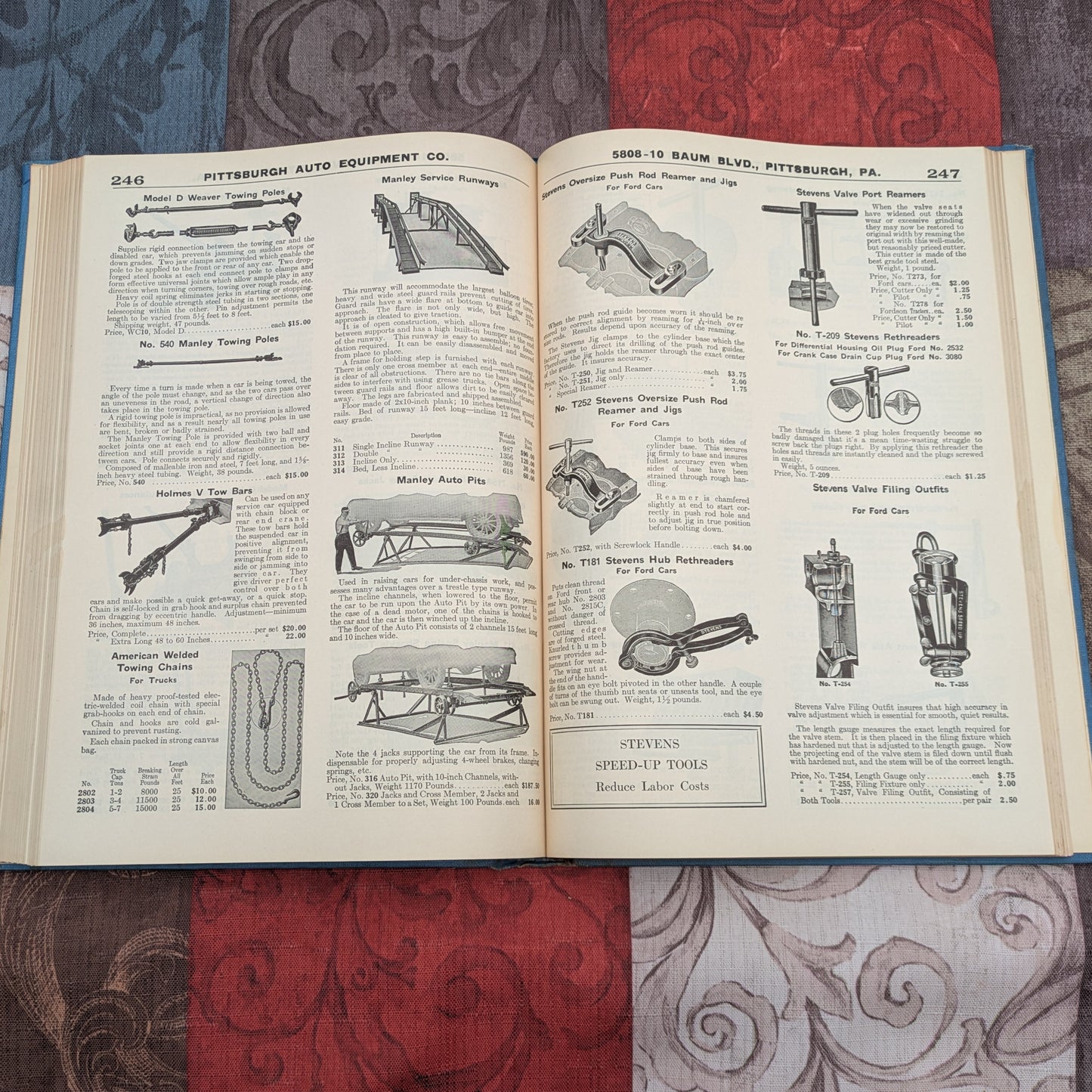 Antique 1926 Pittsburgh Auto Equipment Company Catalog #10, Wholesale Catalog of Equipment and Replacement Parts