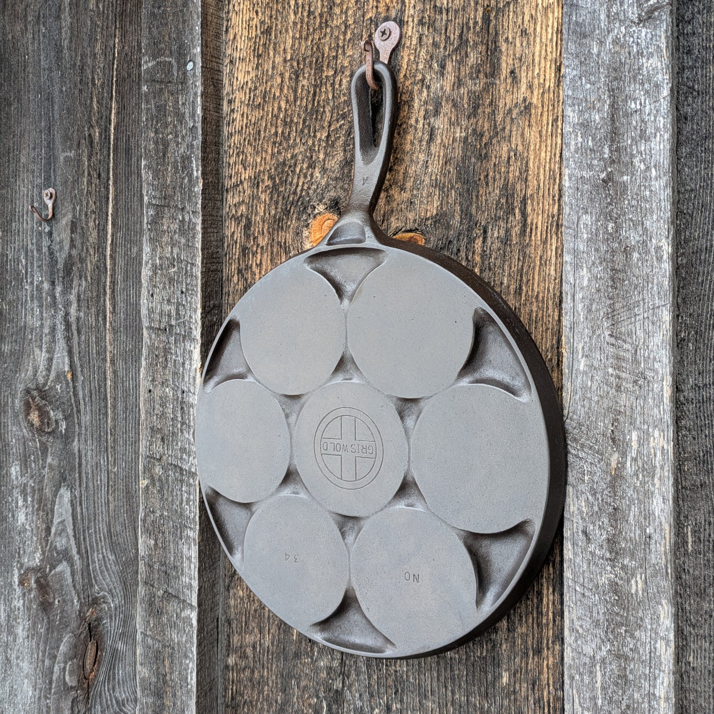 Vintage Griswold Cast Iron Plett Pan No. 34