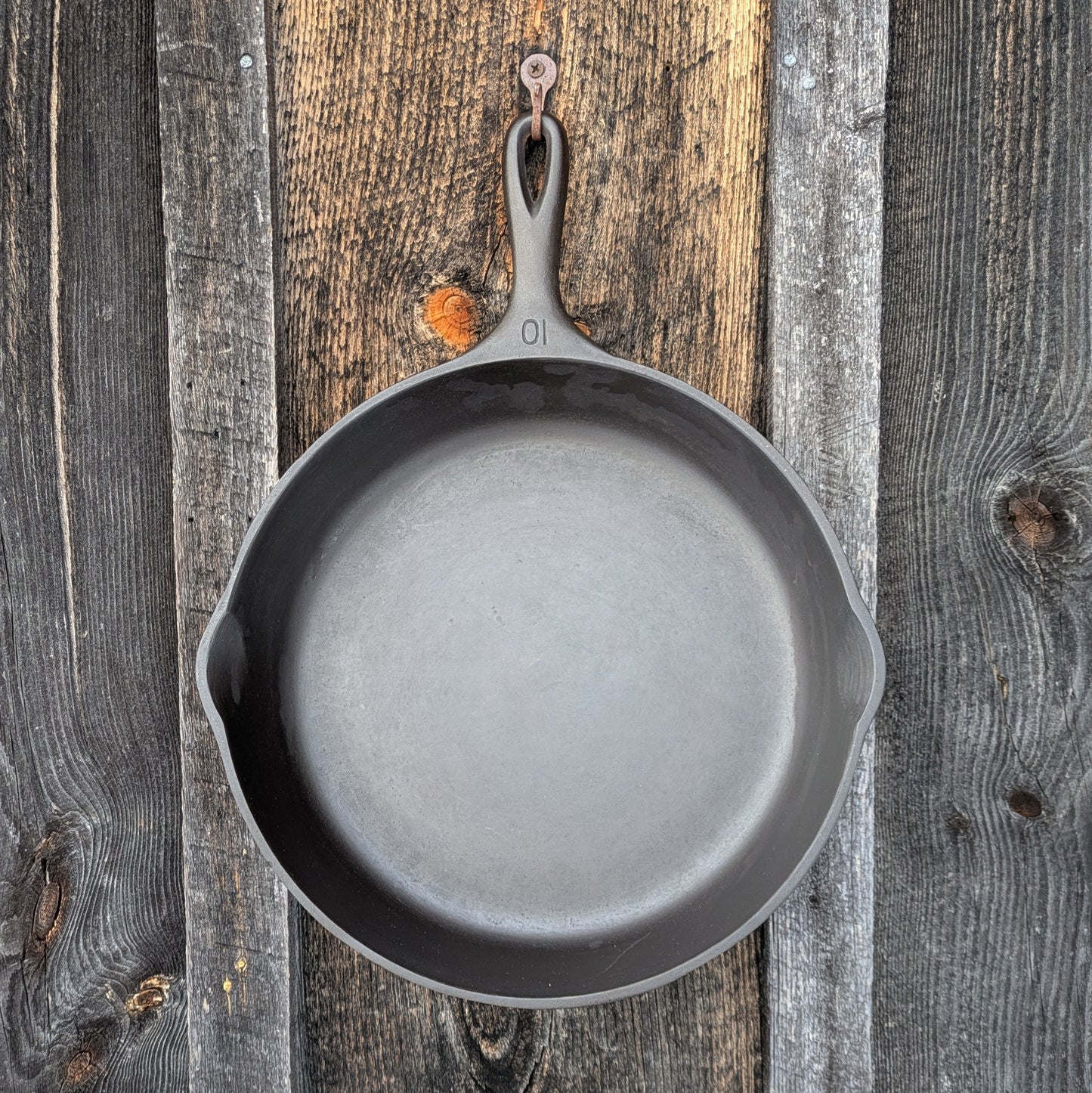 Set of 4 Vintage Wagner Ware Cast Iron Skillets, Sizes #3, 6, 8, & 10