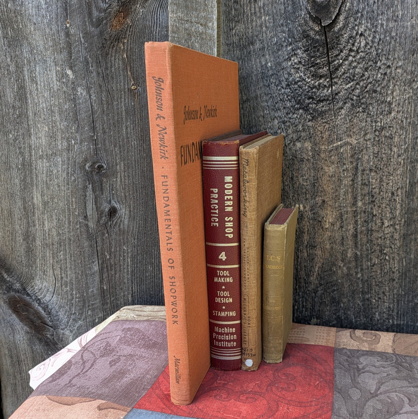 Set of 4 Vintage Work Shop and Metal Working Manuals