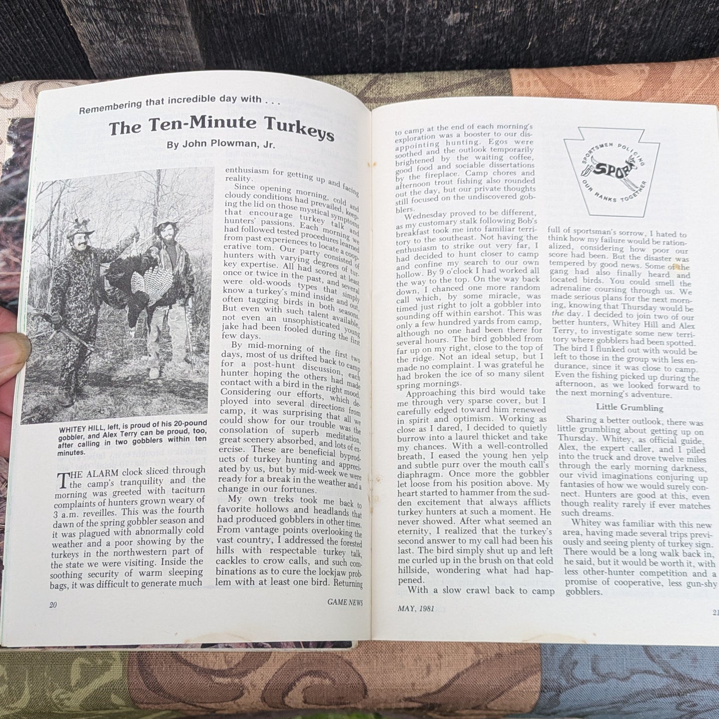 Vintage 1981 Pennsylvania Game News Magazines, Full Year Set of 12