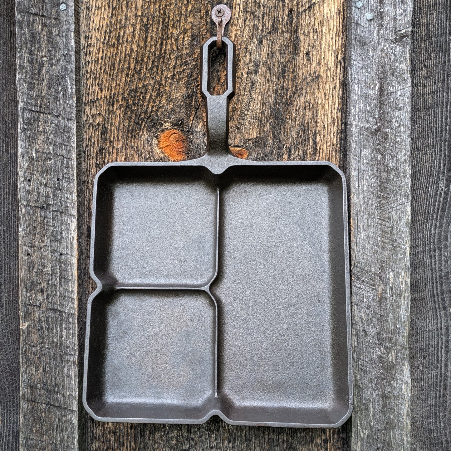 Griswold Cast Iron Square Colonial Breakfast Skillet 666