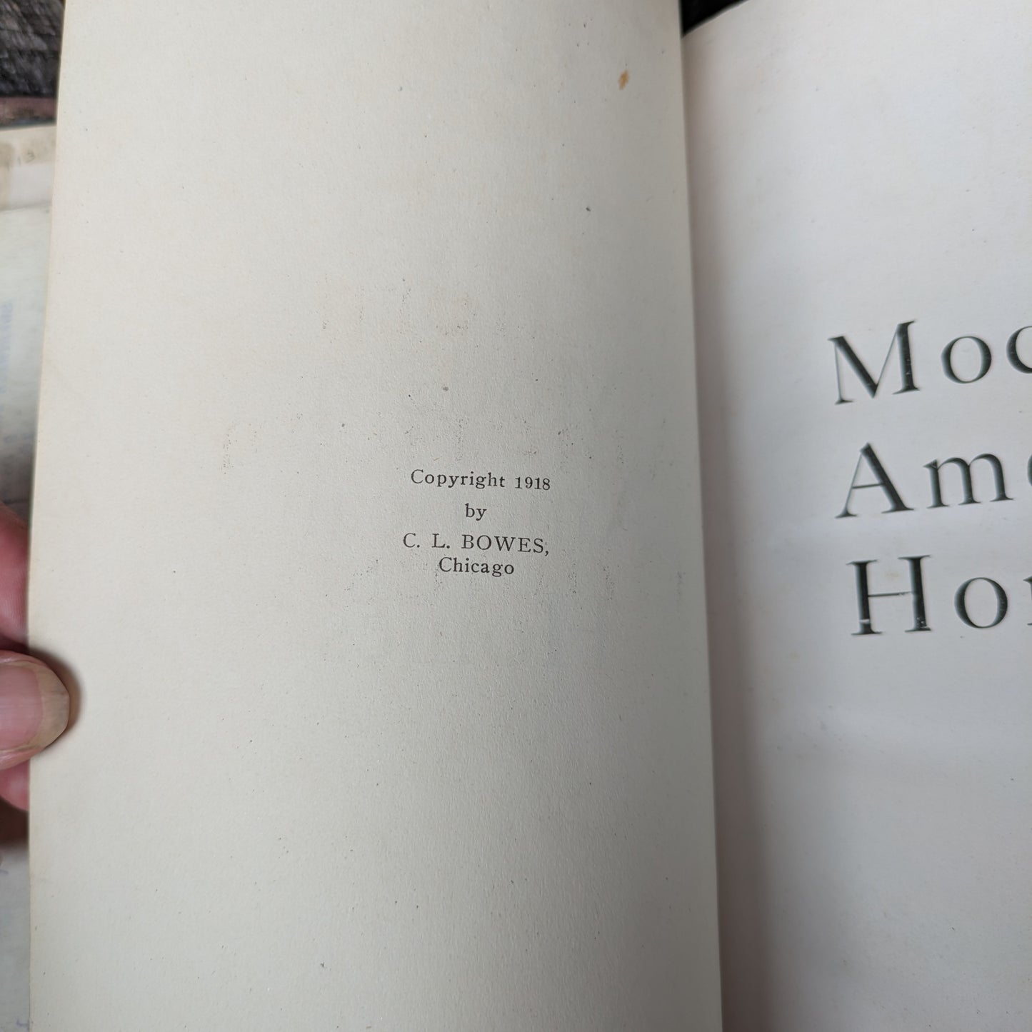 Modern American Homes, 1918 Home Building Catalog First Edition with Ephemera