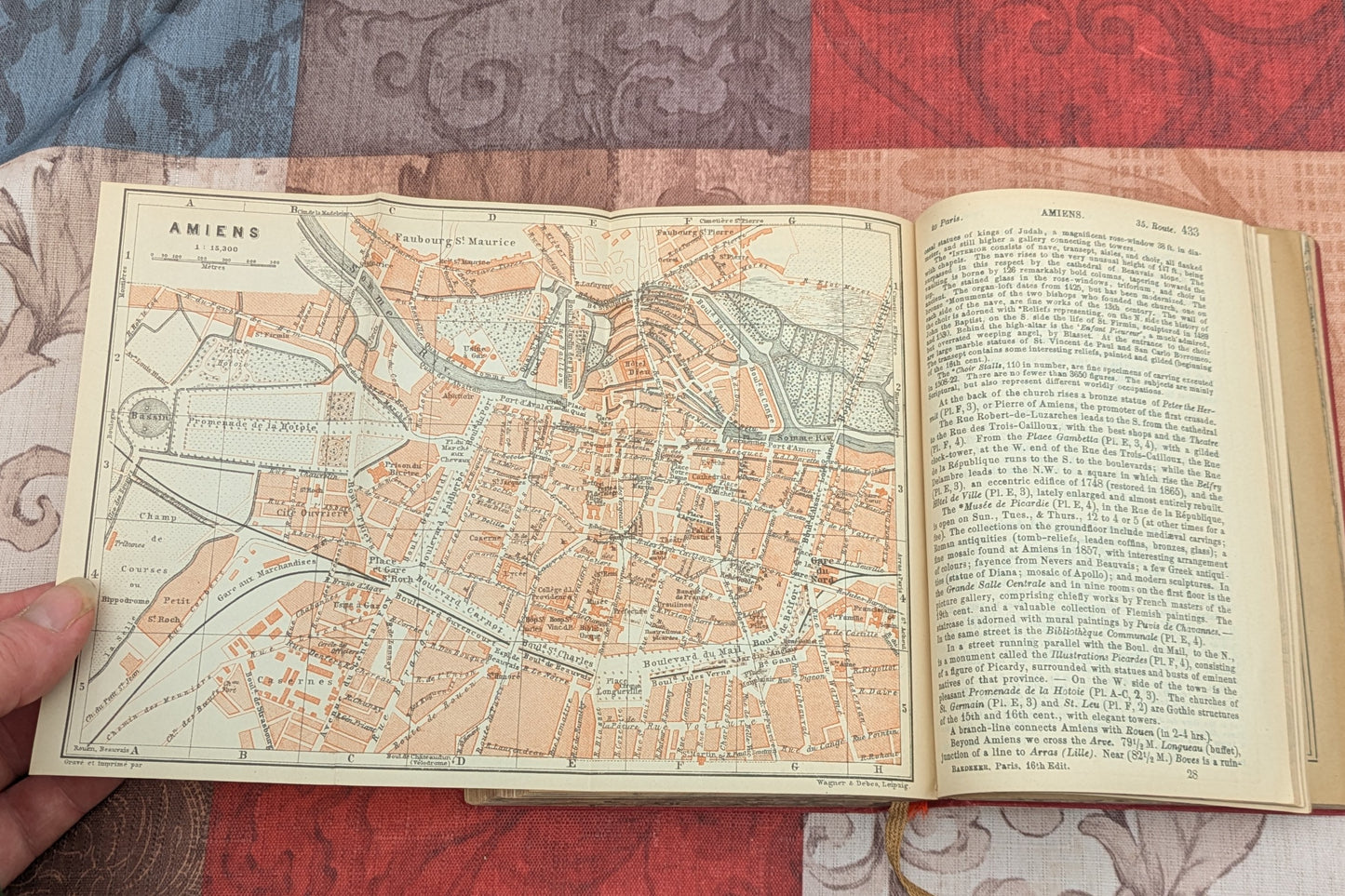 Baedeker's Paris and Environs, Handbook for Travellers by Karl Baedeker
