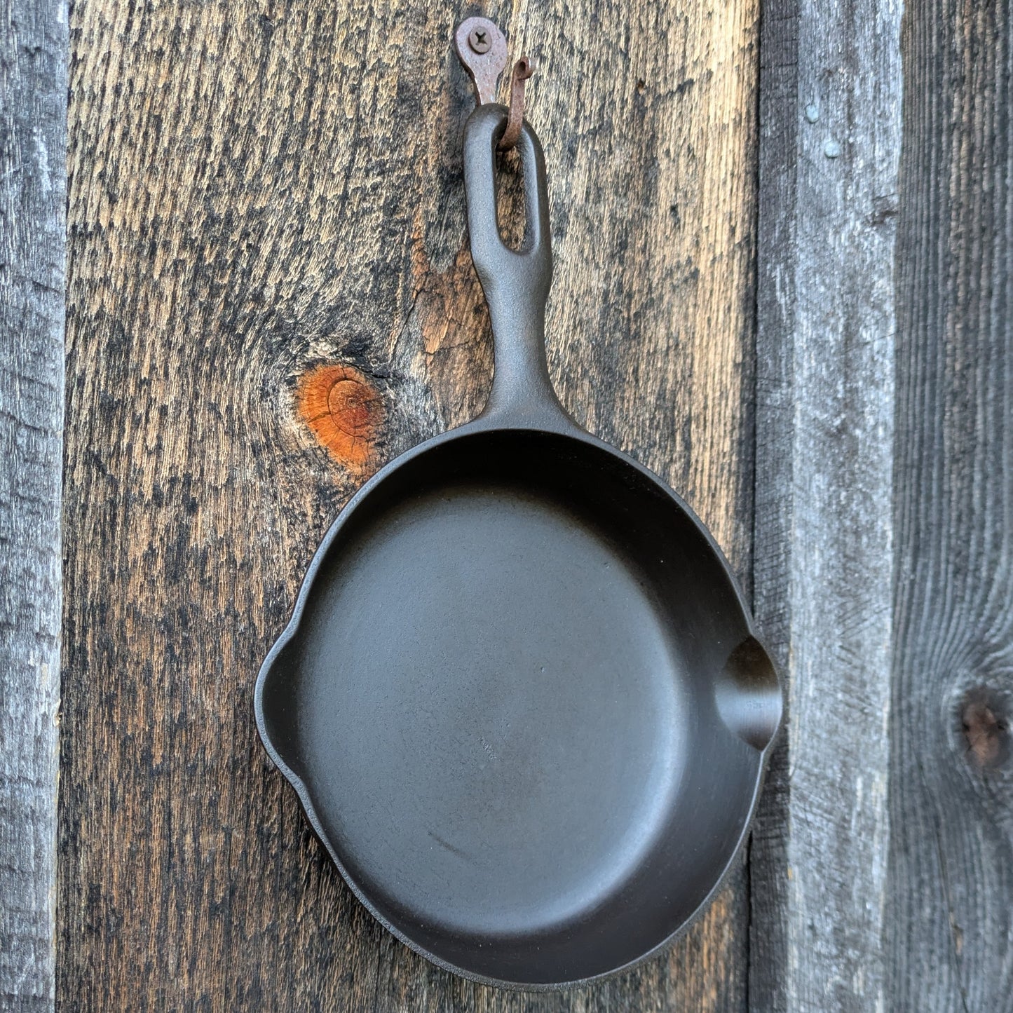 Set of Iron Mountain by Griswold Cast Iron Skillets- #3, #5, & #8