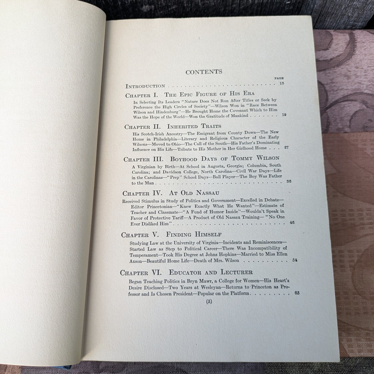 The Life of Woodrow Wilson by Josephus Daniels, 1924