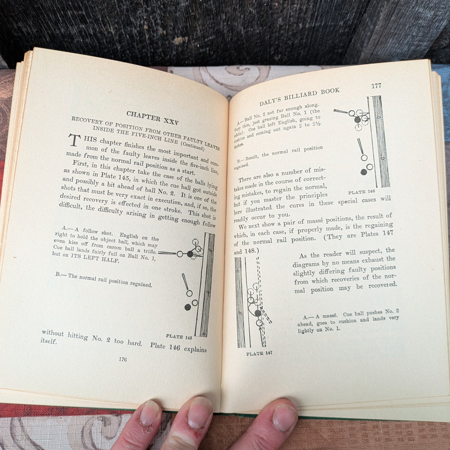 1920 Edition of Daly's Billiard Book by Maurice Daly