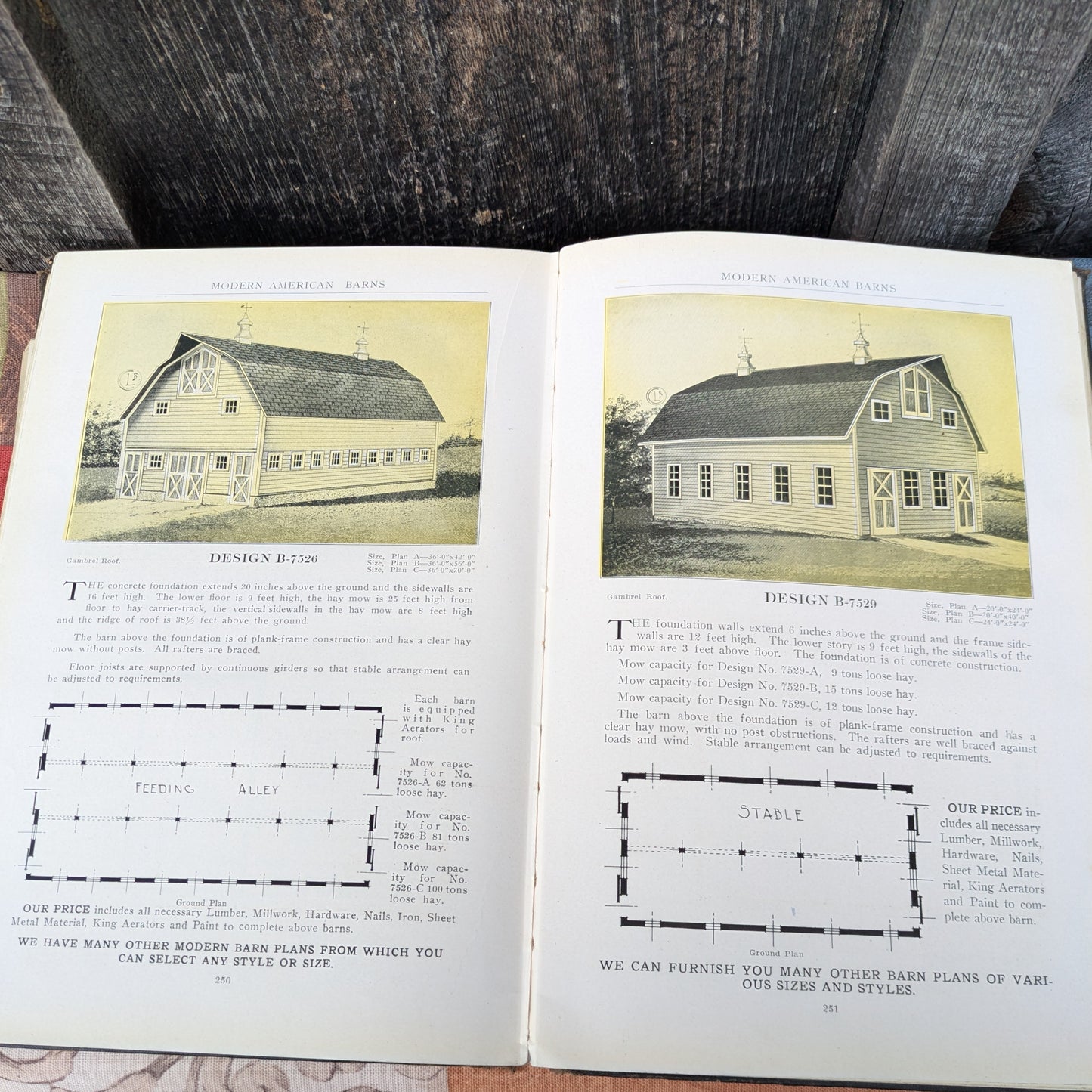 Modern American Homes, 1918 Home Building Catalog First Edition with Ephemera